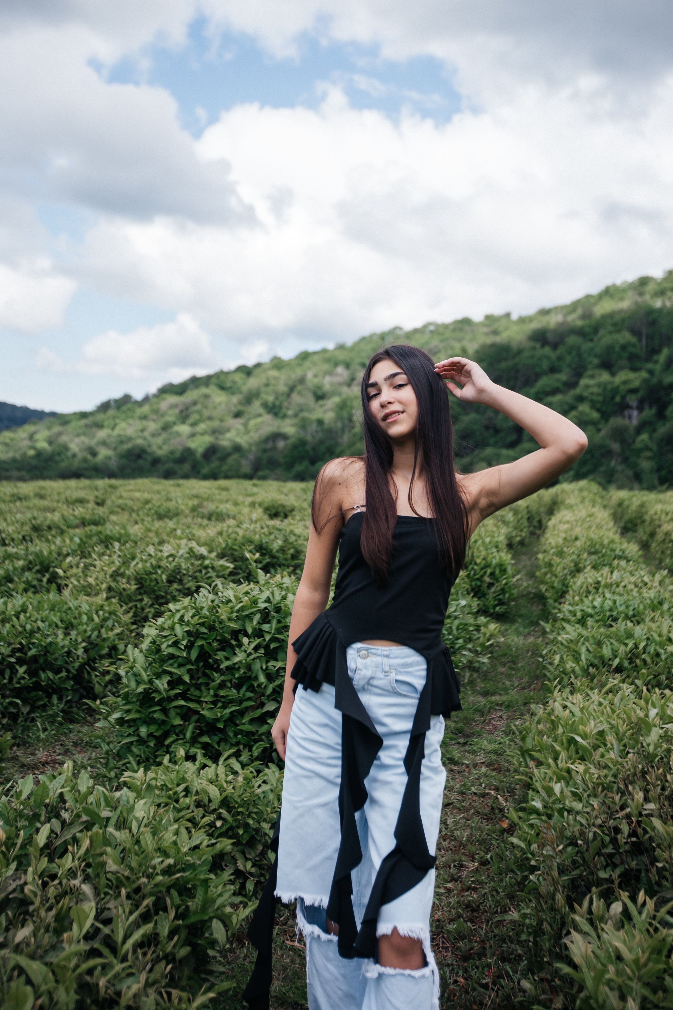Tea plantation. Efimova Model Agency