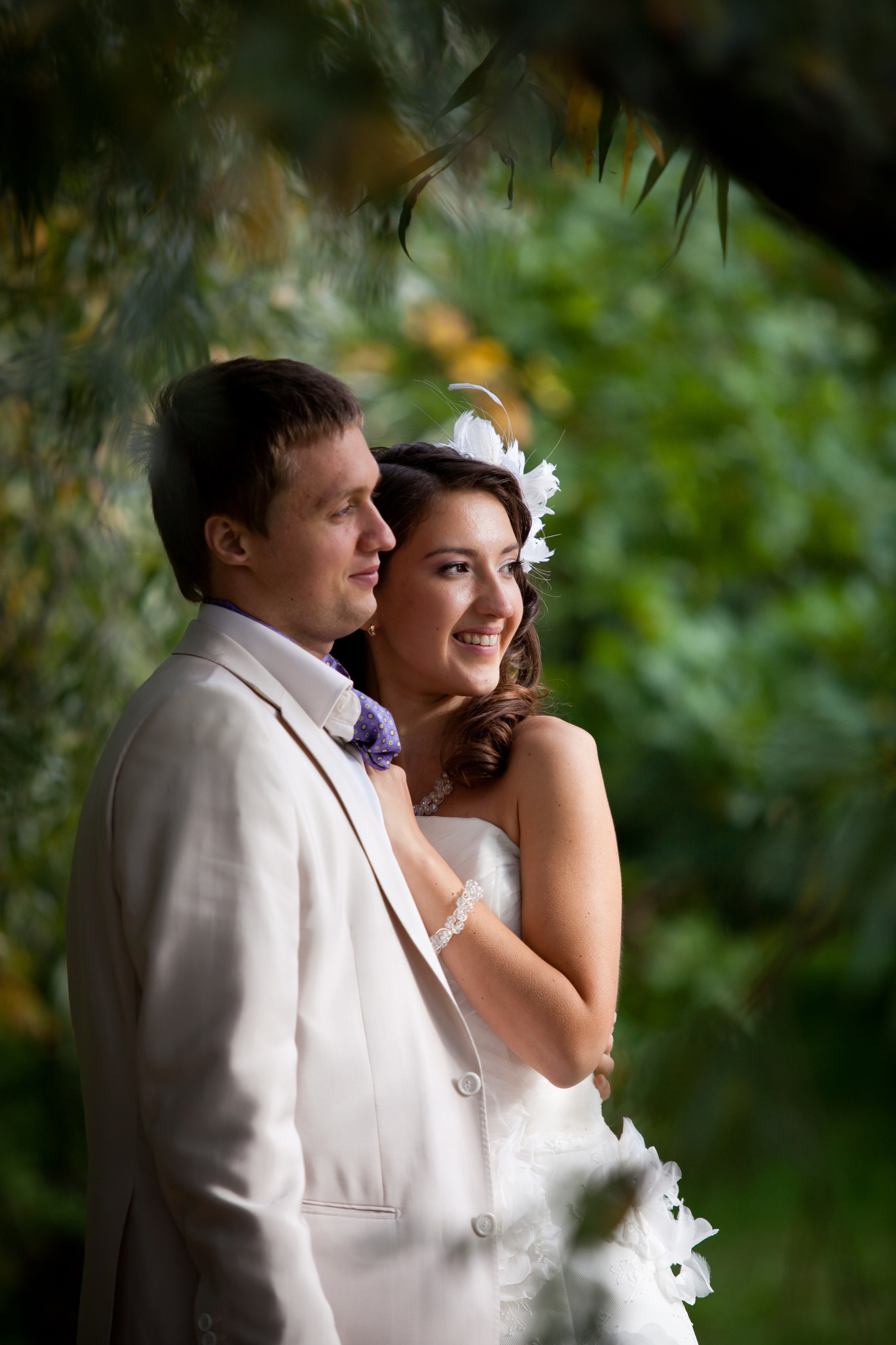 Съемка свадьбы в Серебряном бору. Фотографы в Москве Светлана Устинова и Сергей Грачев