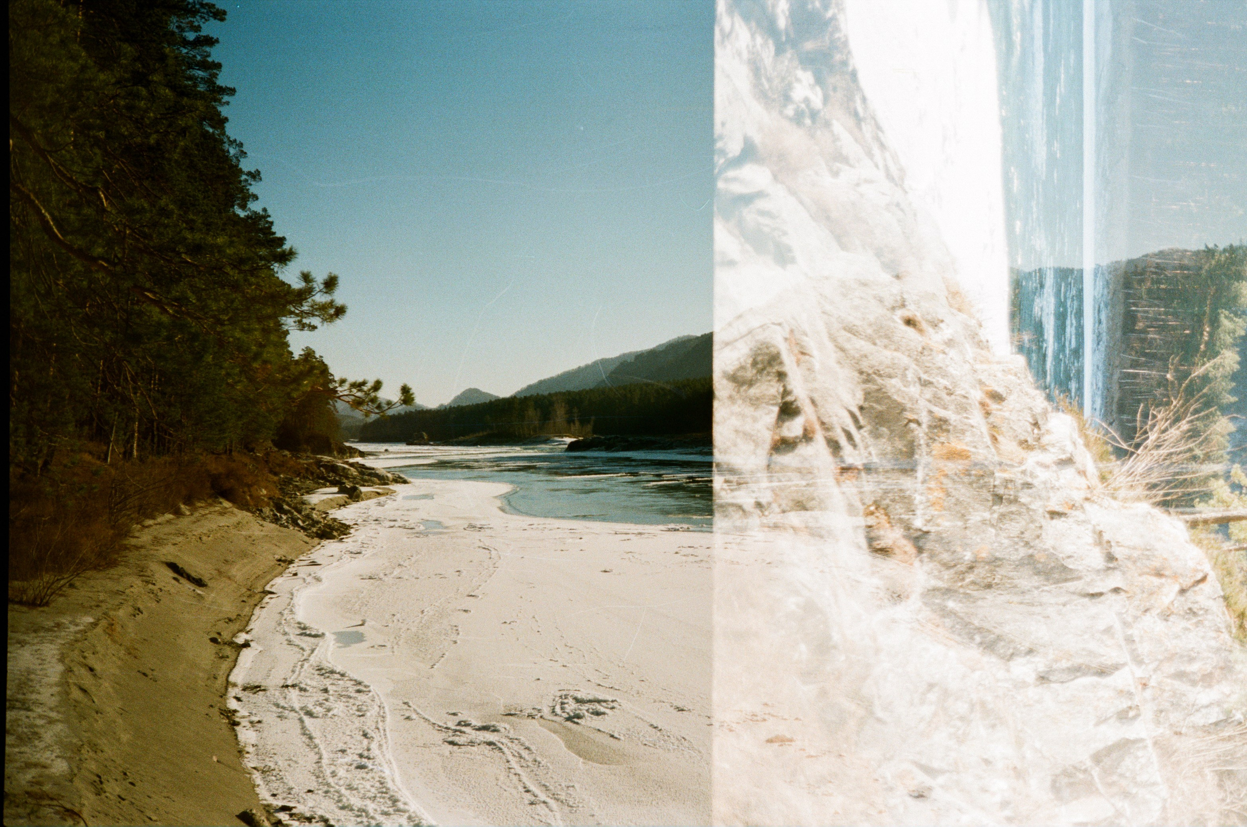 Мост к Камышлинскому водопаду, Белые Скалы