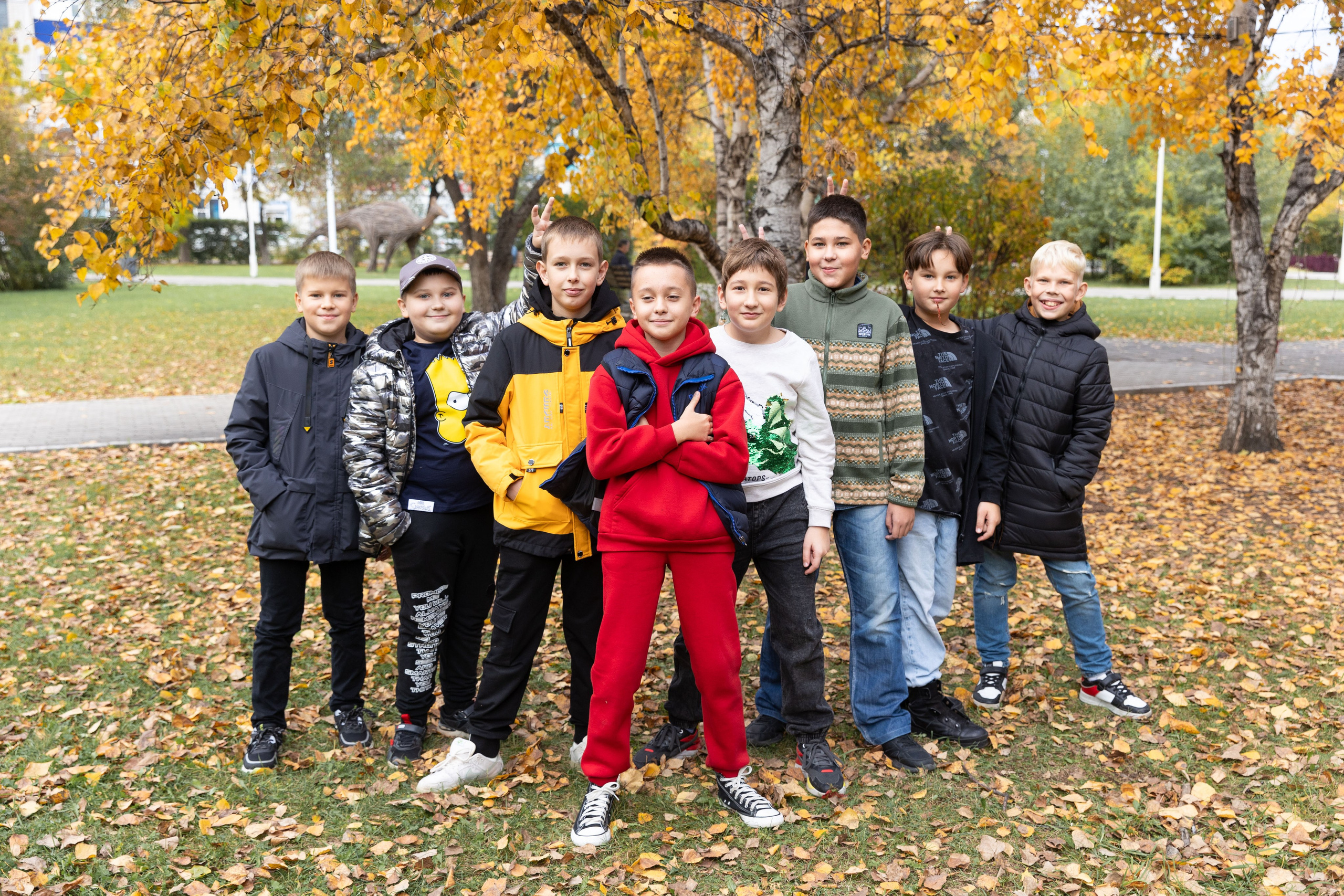 Осенняя фотосессия 4 Б. Семейный, детский, школьный фотограф в Благовещенске Яна Белоусова