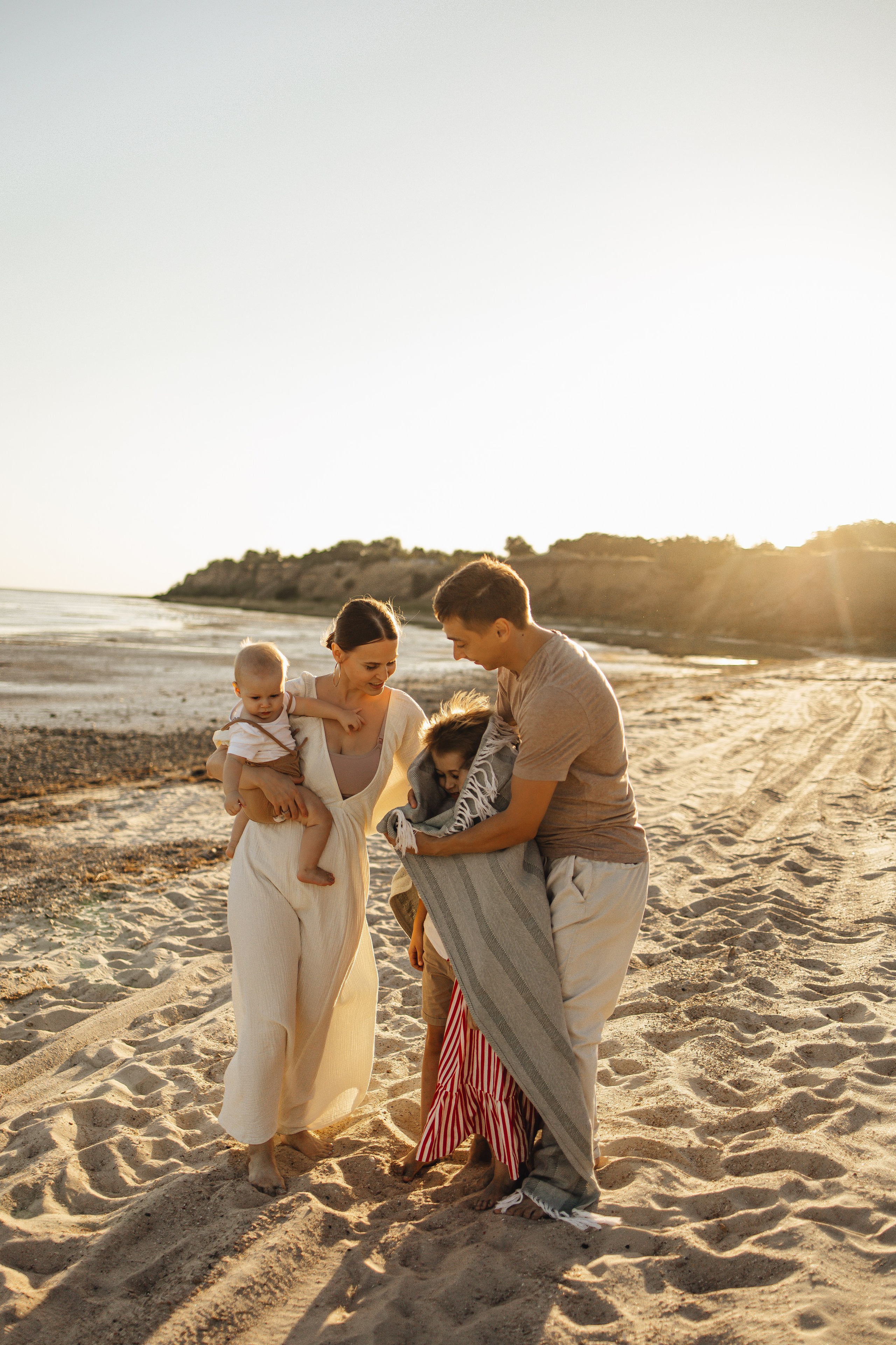 Летняя история на берегу. Семейный и детский фотограф, таганрог, ростов-на-дону