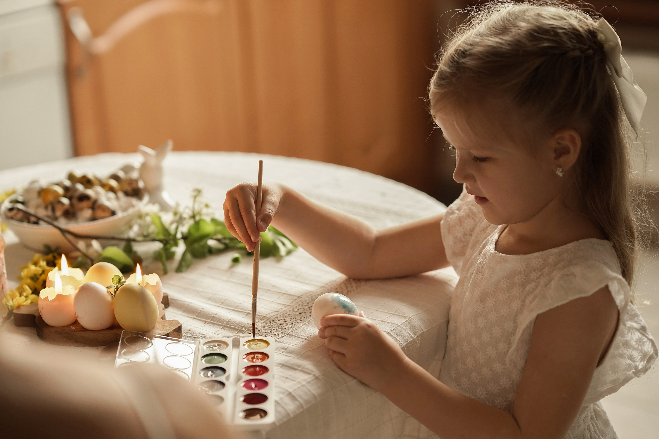 «Накануне Светлой Пасхи». Фотограф материнства Лена Олюнина Фотограф Калининград