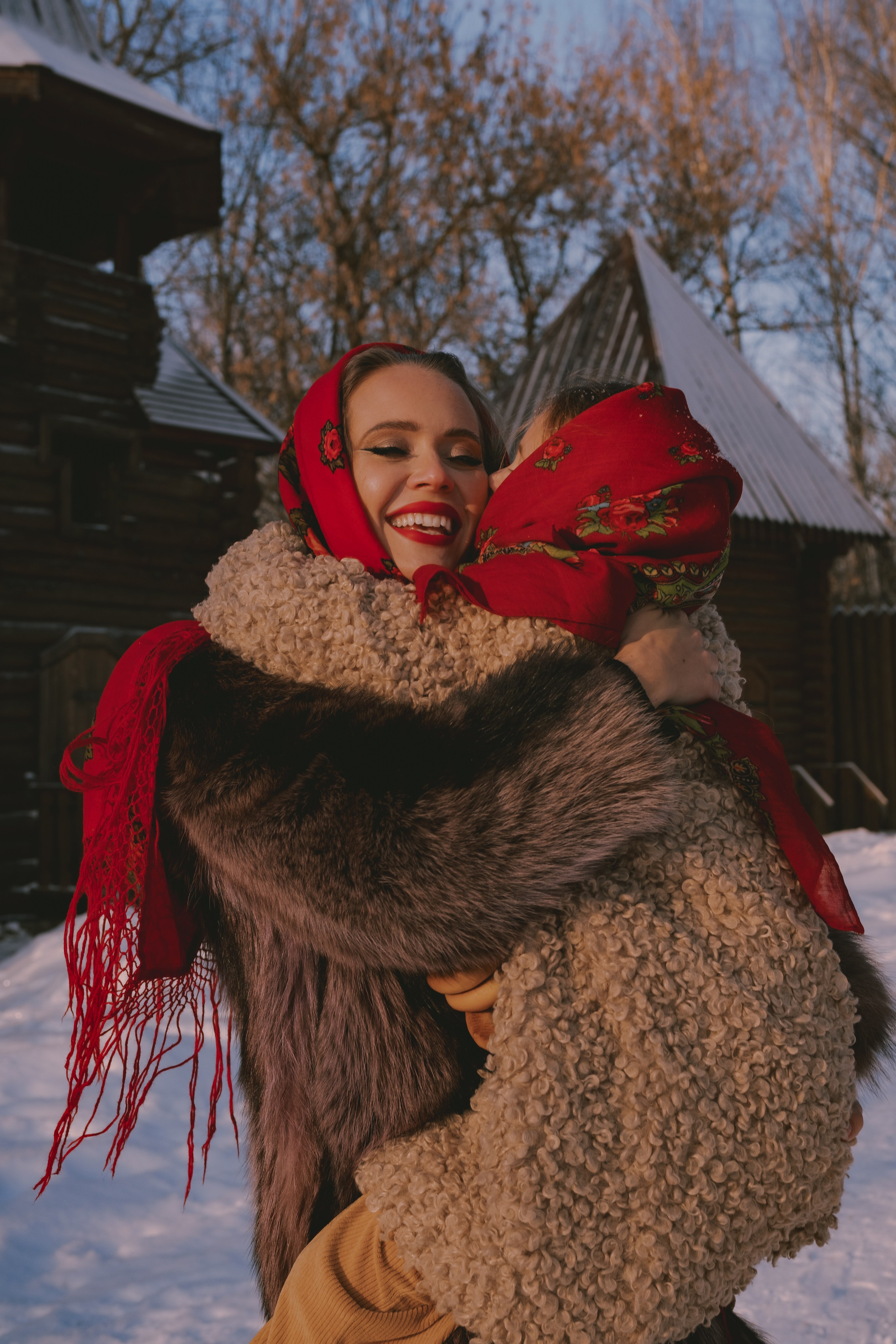 Мама с дочкой (зимняя фотосессия). Serg_film