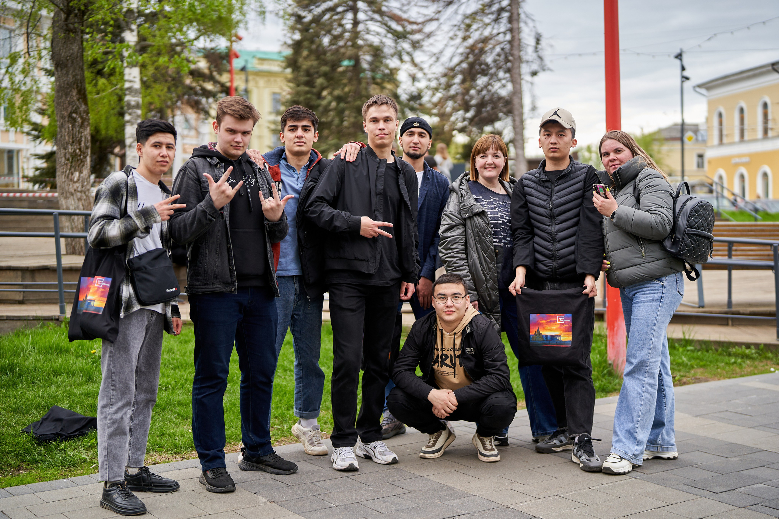 Городской квест в рамках регионального фестиваля «Учись без границ». Репортажный фотограф Вилянов Евгений. Нижний Новгород