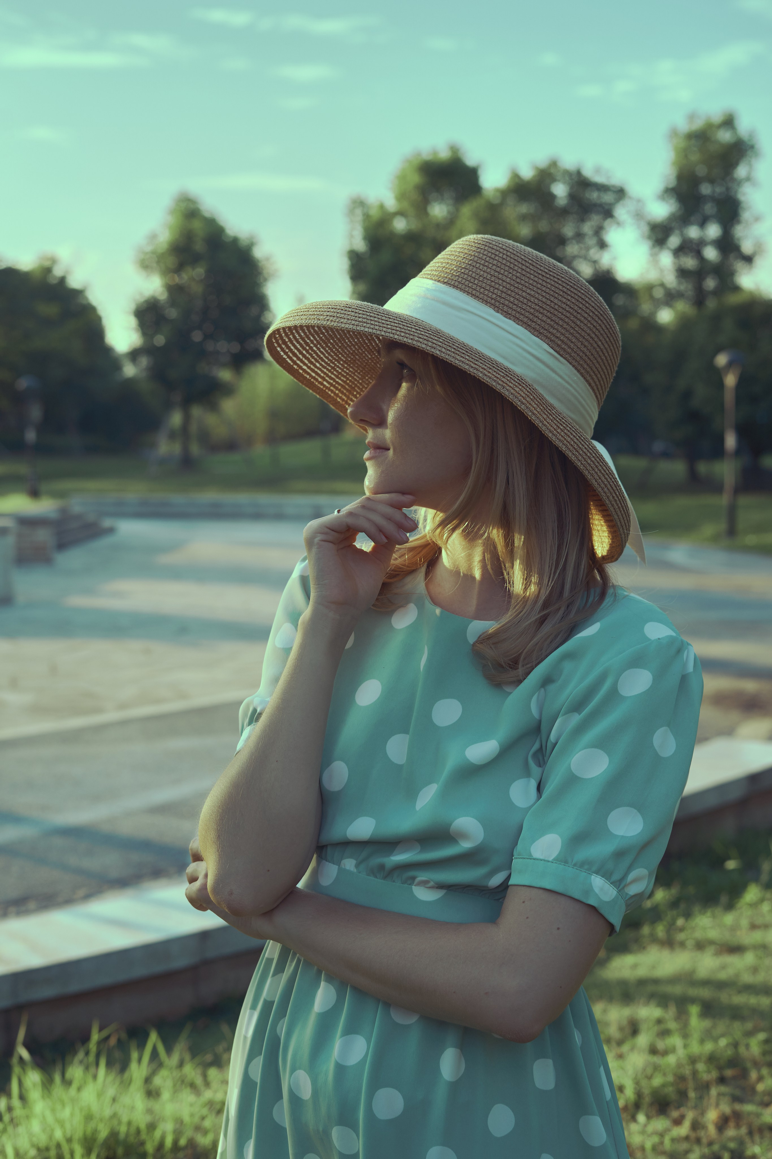 Даша в цвете циан. Репортажный и свадебный фотограф Роман Яшкильдин