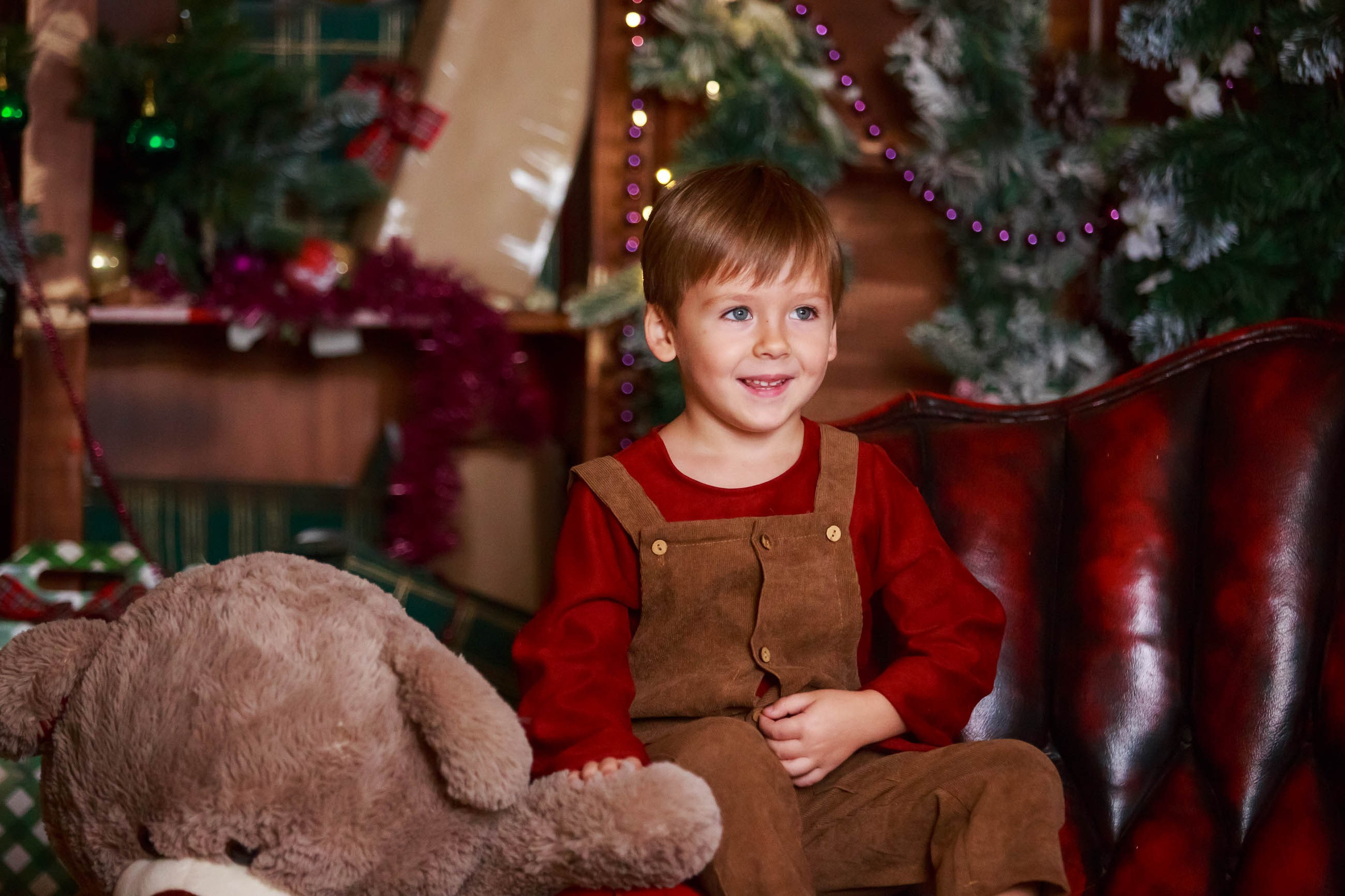 Новогодние малыши Анечка и Лёва. Семейный и детский фотограф в Москве Мария Быкова