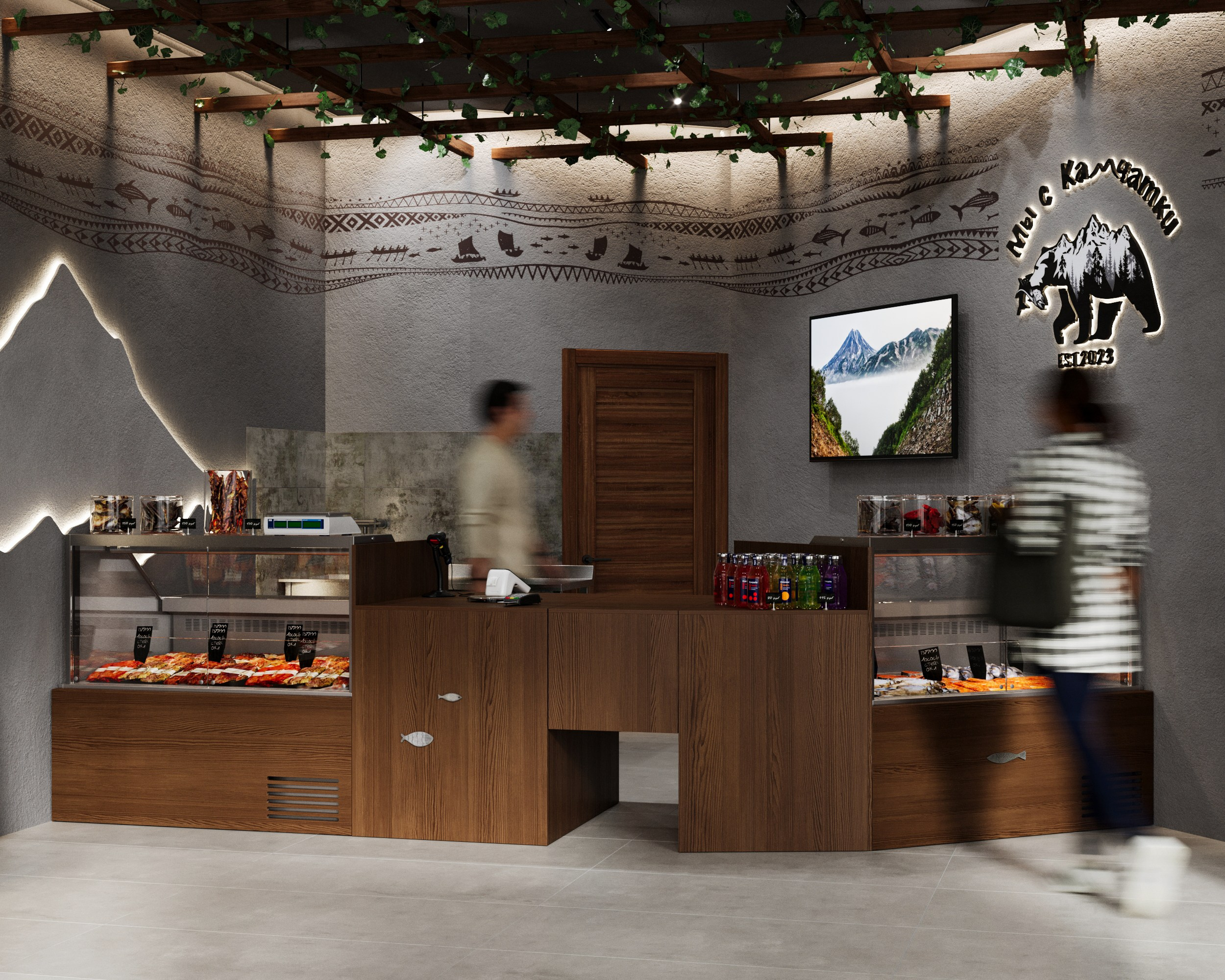 Магазин морепродуктов «Мы с камчатки». 3D визуализатор в Москве Сердюк Владислав