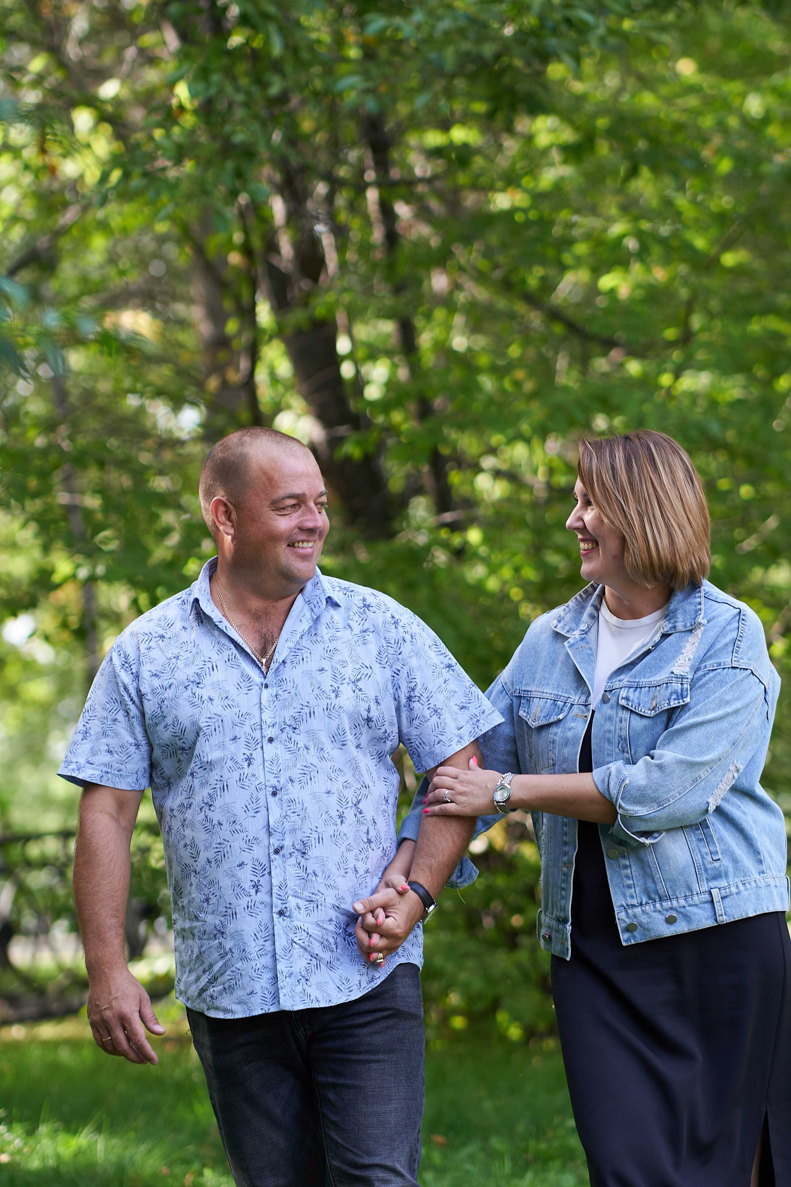 Прогулка с семьёй. Анна Катасонова