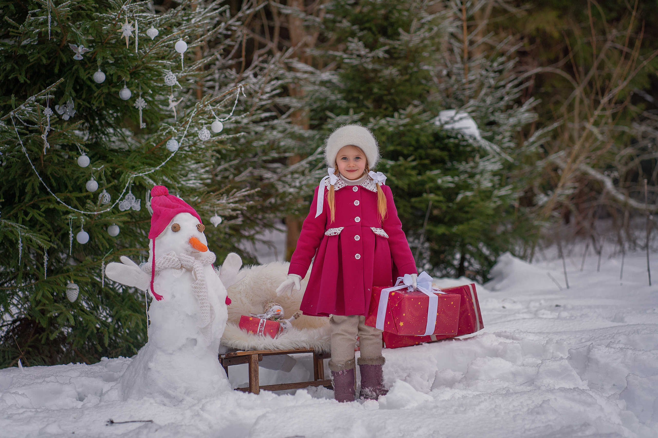 Детские новогодние и рождественские фотоистории. Детский и семейный фотограф в Москве и Подмосковье Настя Наумова