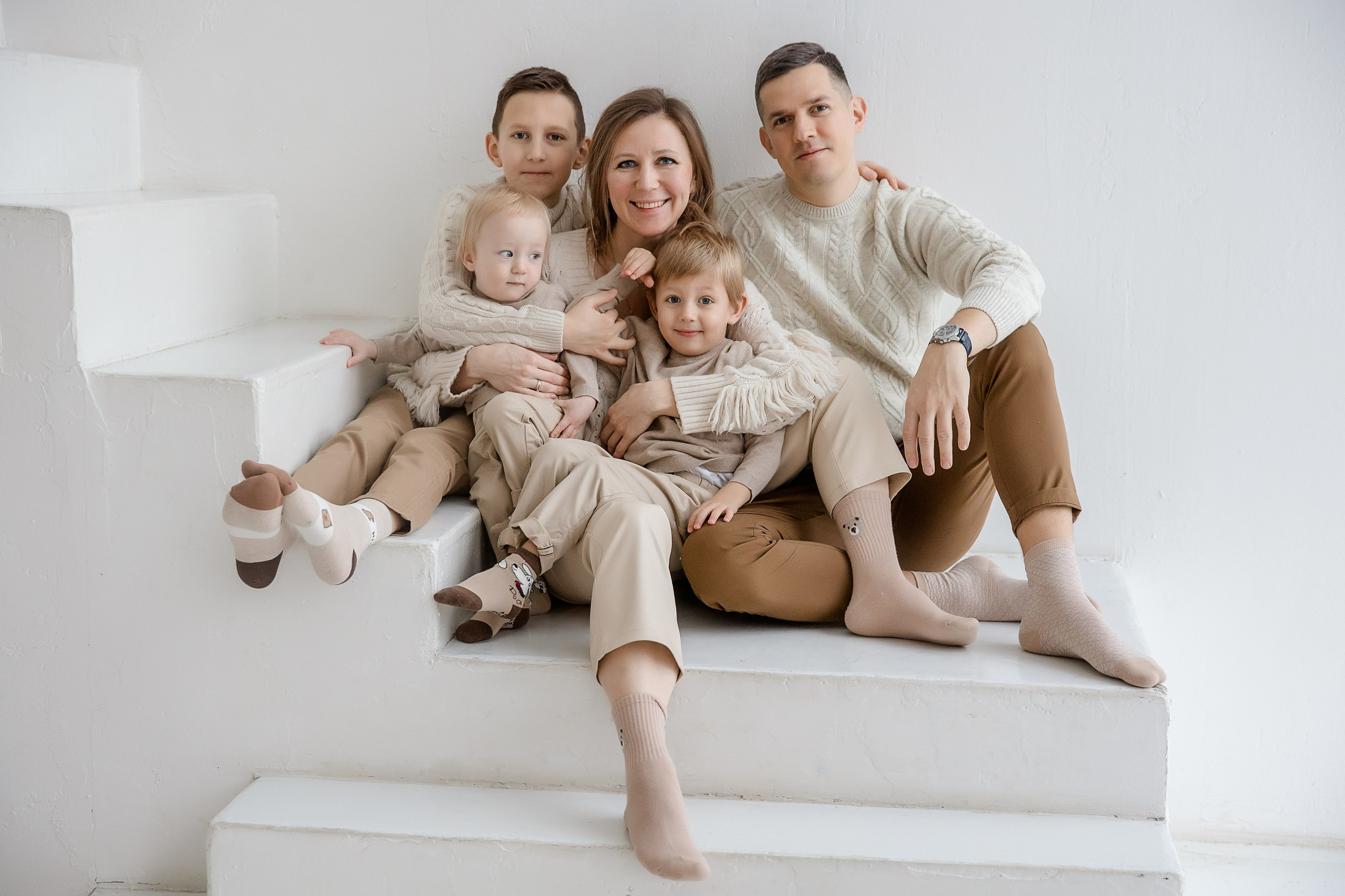 Нескучная новогодняя фотосессия — приношу весь инвентарь с собой. Семейный и детский фотограф в Москве Вера Ускова