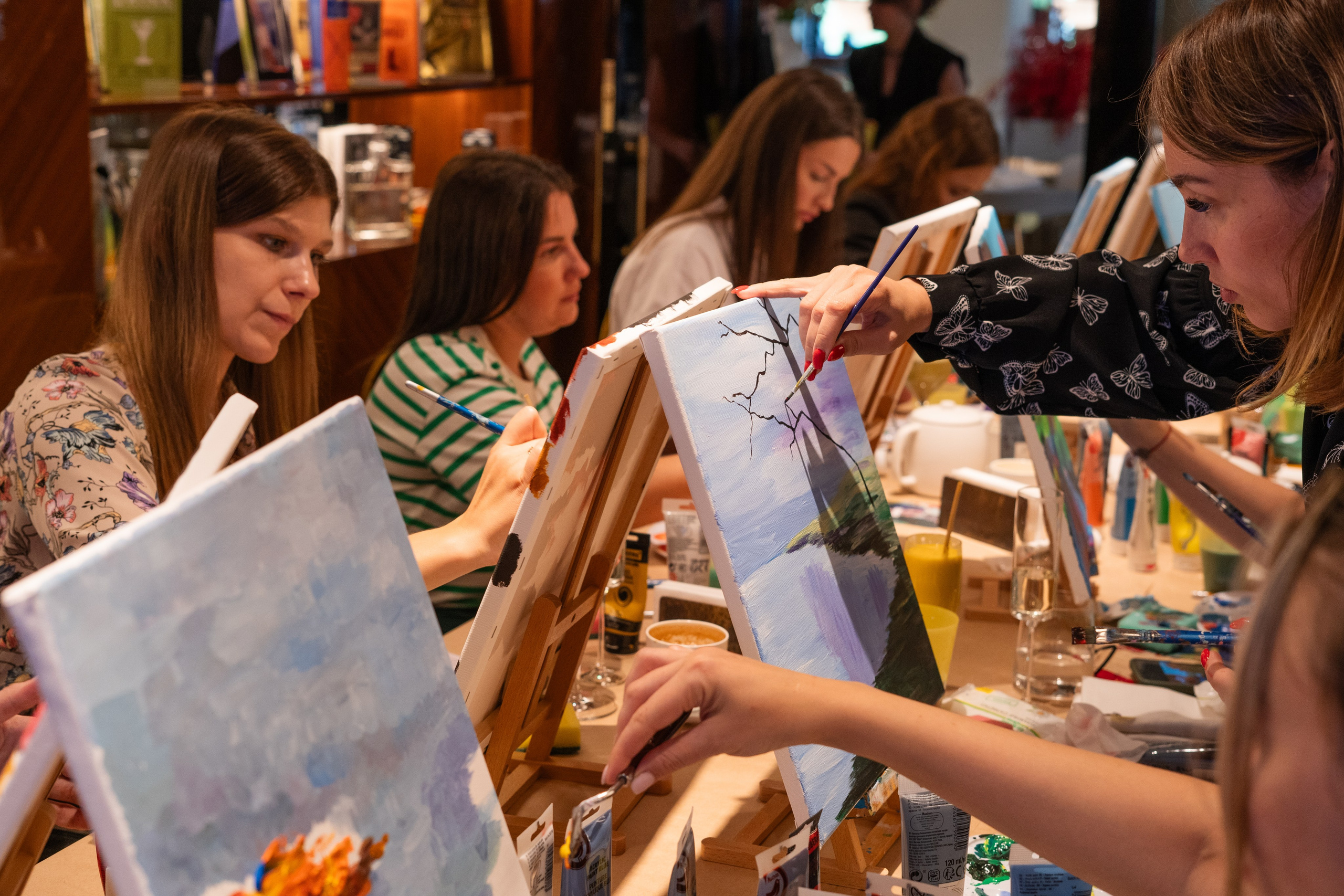 Корпоратив Teach Me Art 3. Портретный фотограф в Москве и Санкт-Петербурге Арина Чех