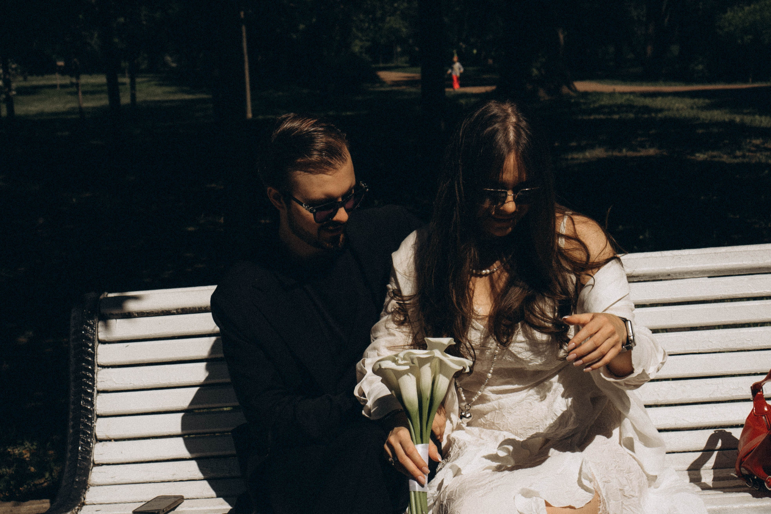 СВАДЕБНАЯ СЬЕМКА В ПАРКЕ ПОБЕДЫ И ПРОГУЛКА ПО МОСКОВСКОМУ ПРОСПЕКТУ. Профессиональный фотограф, Санкт-Петербург — Виктория Богомолова