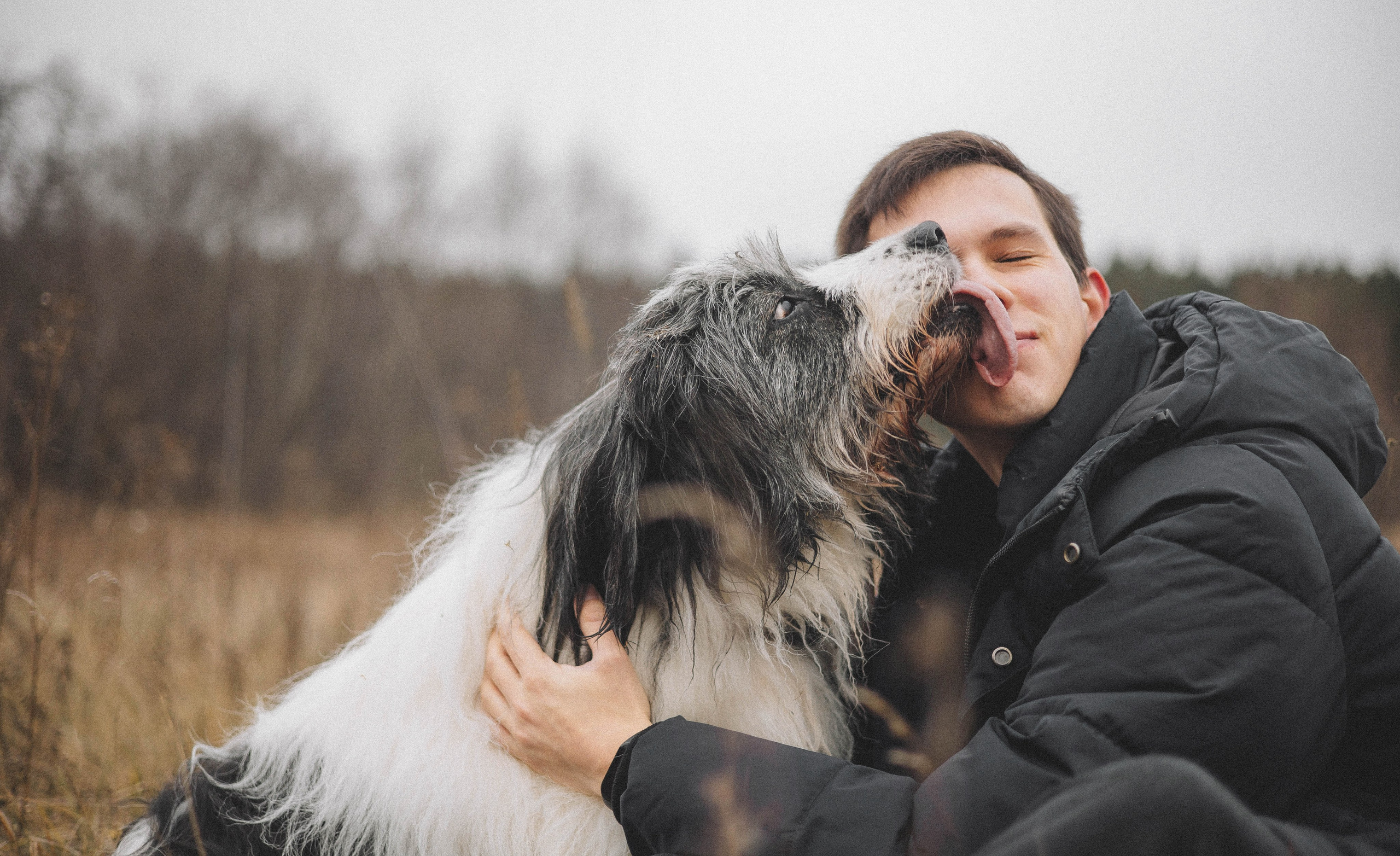 Даша, Глеб, Барс и Бруно. Фотограф-анималист Богданова Полина