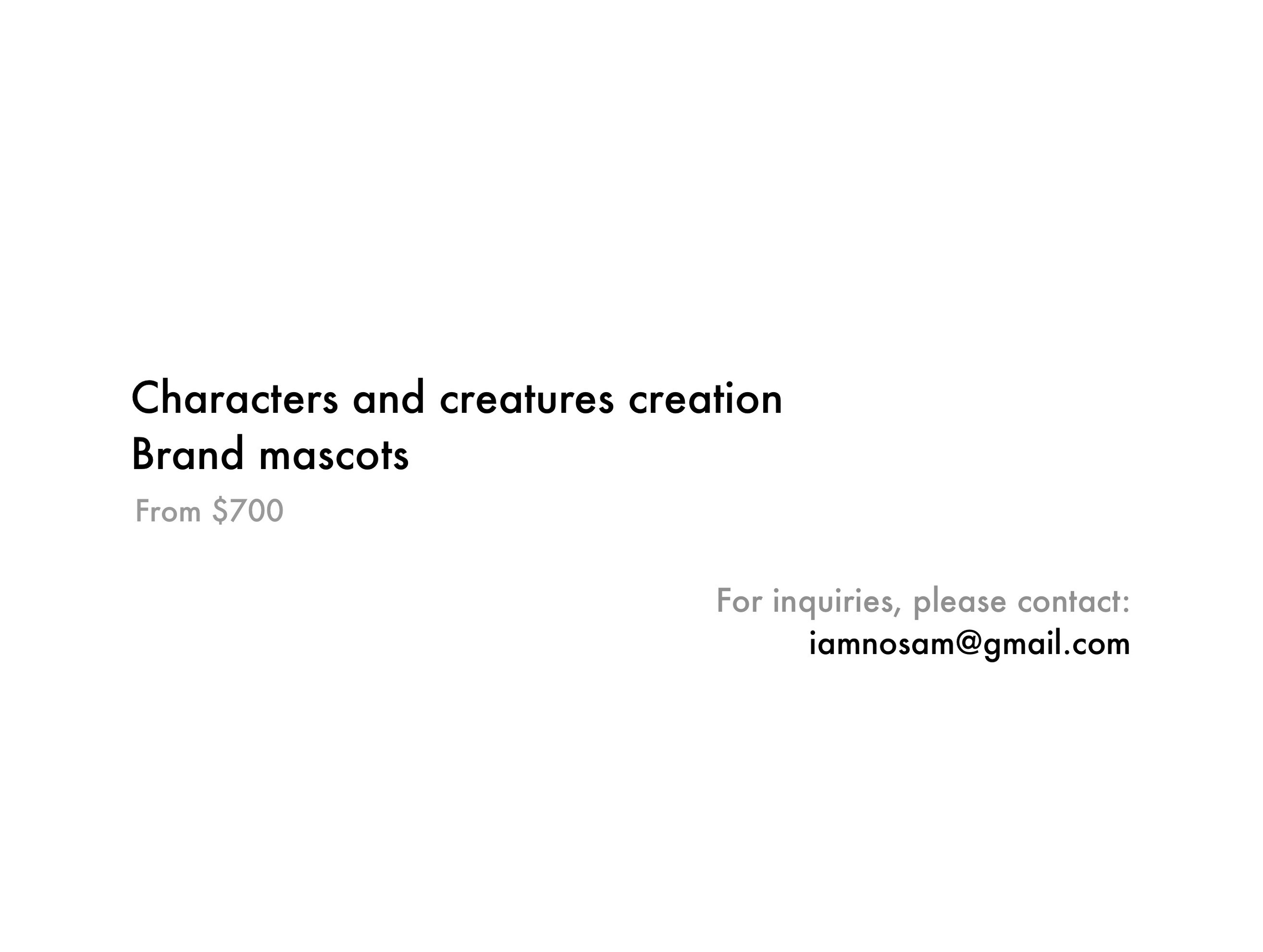 Custom Artworks. No Sam