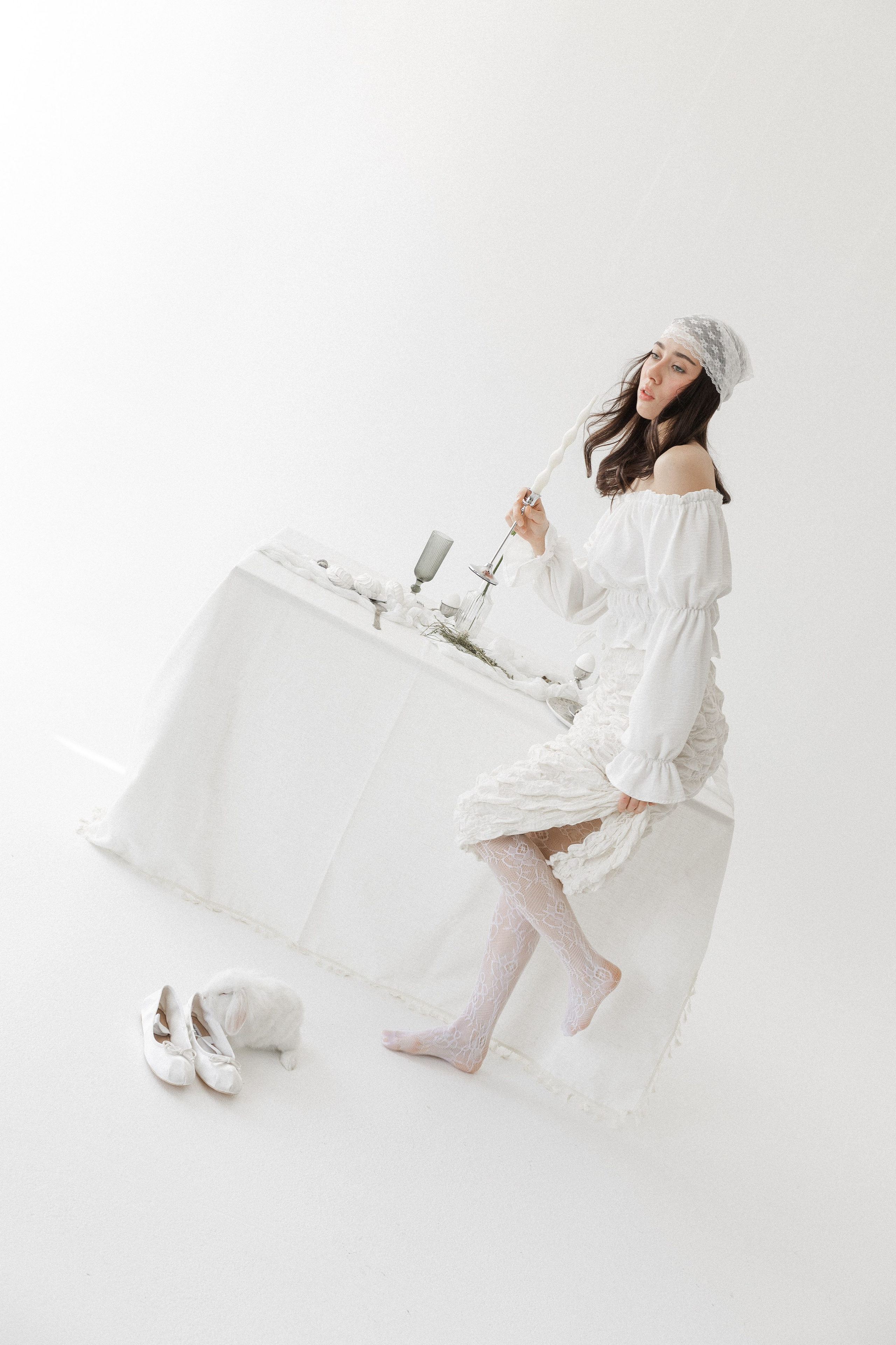 Творческая съемка к Пасхе с кроликом. Главная