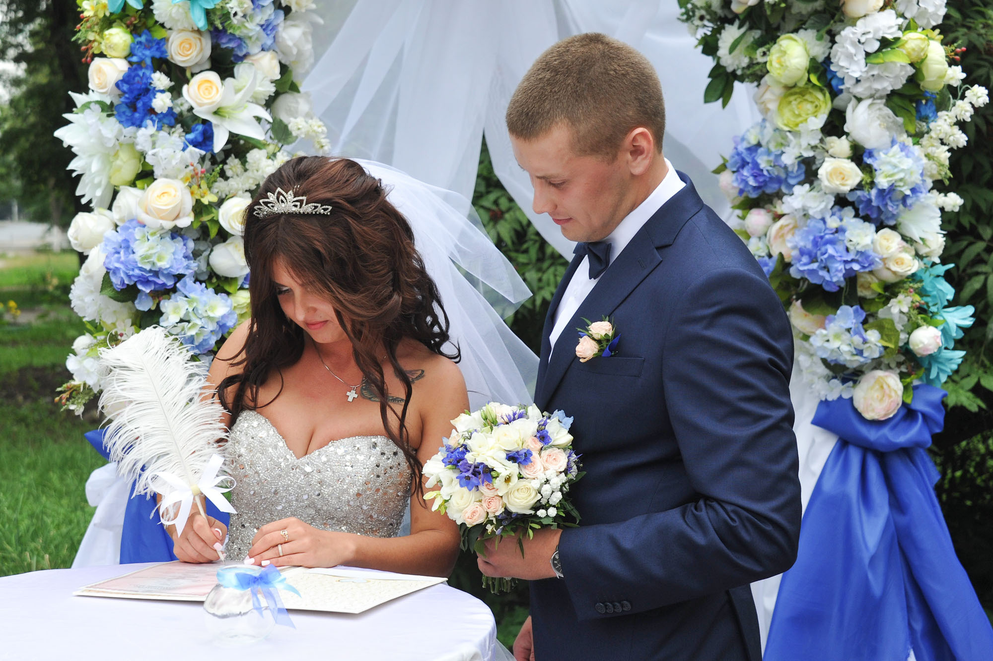 Марина и Никита | Выездная регистрация | июль