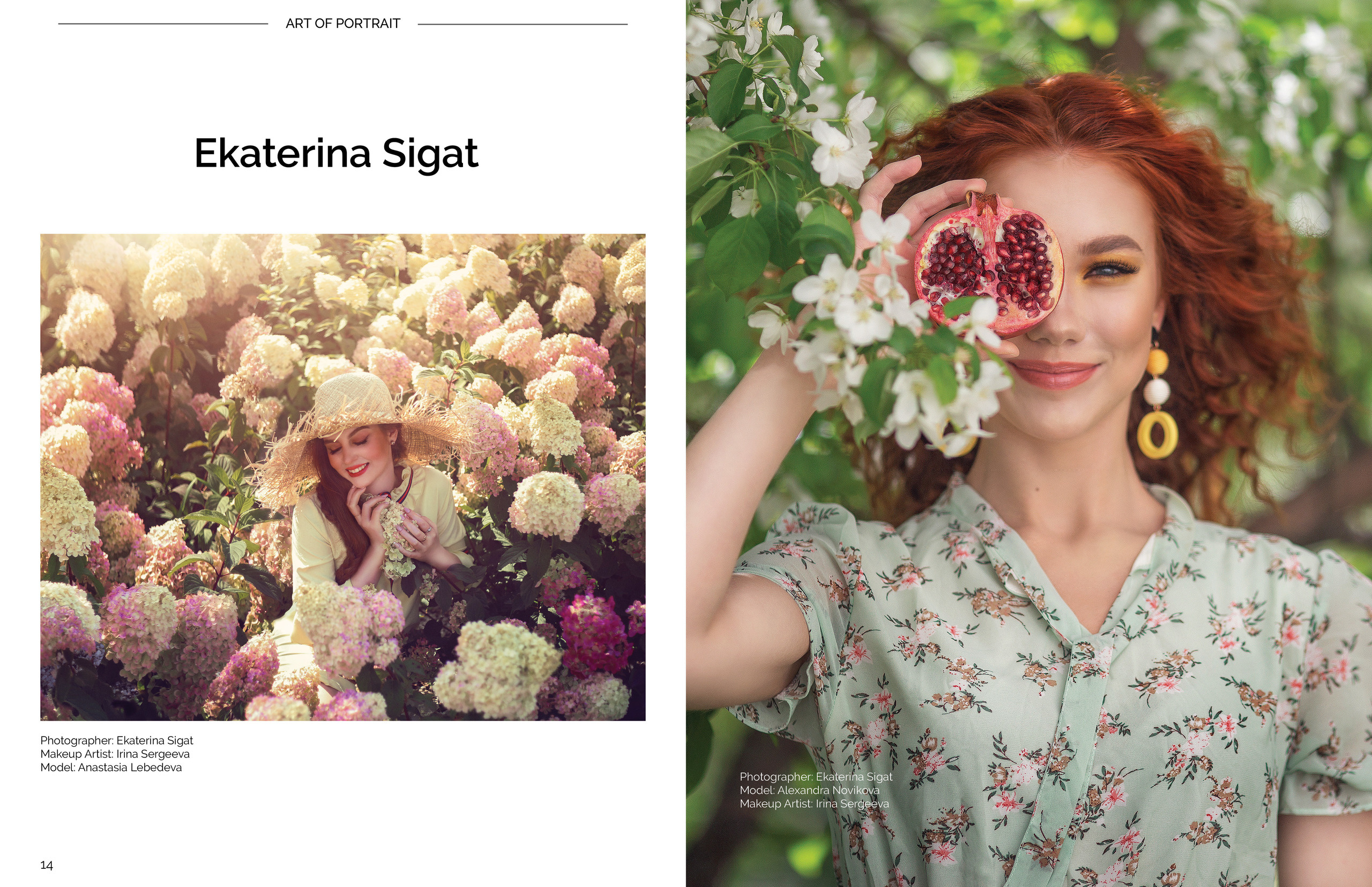 Публикации в журналах. Фотограф женского портрета Екатерина Сигат