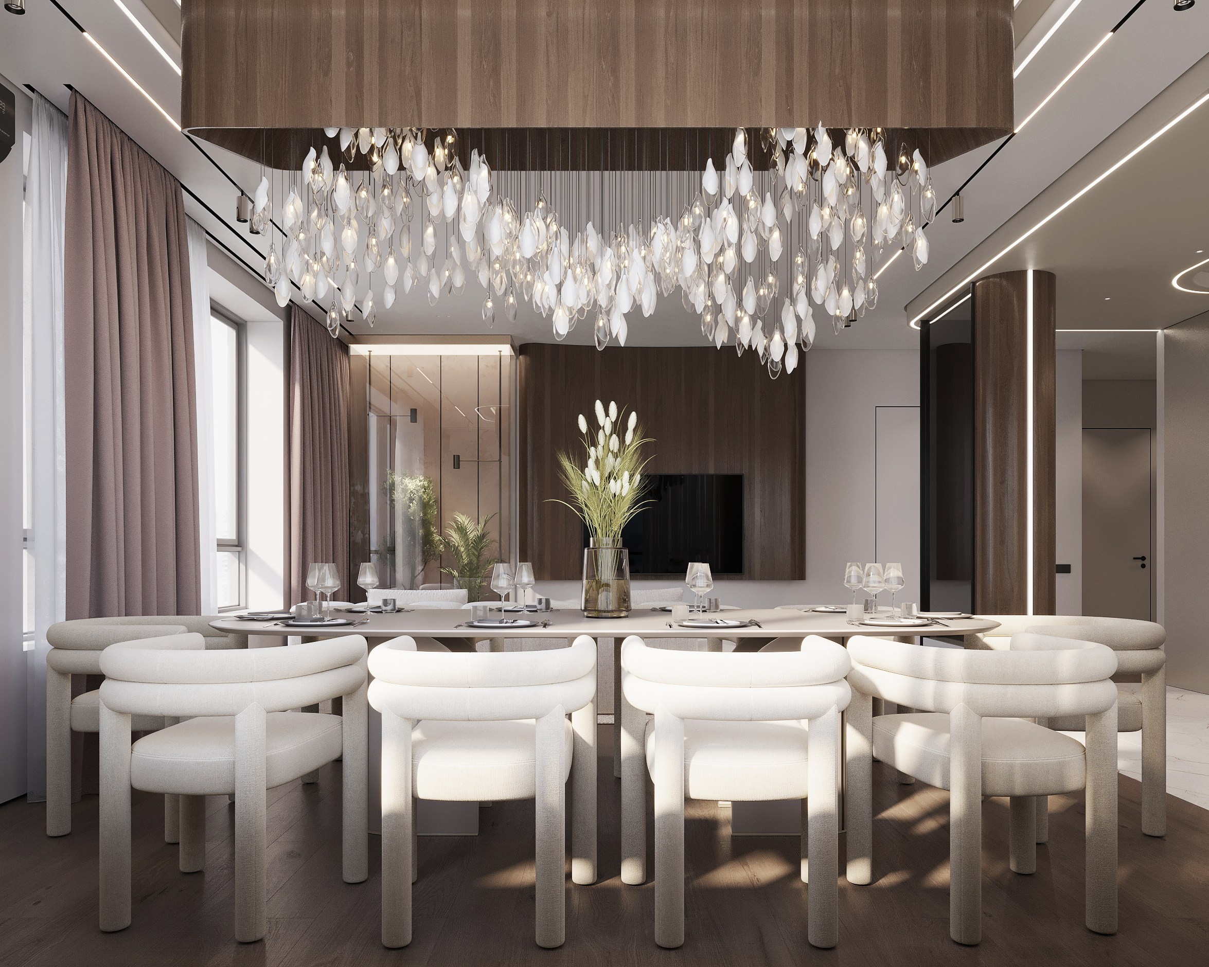 ЖК «Аль-Фараби 27», 120 м². Room Design Studio
