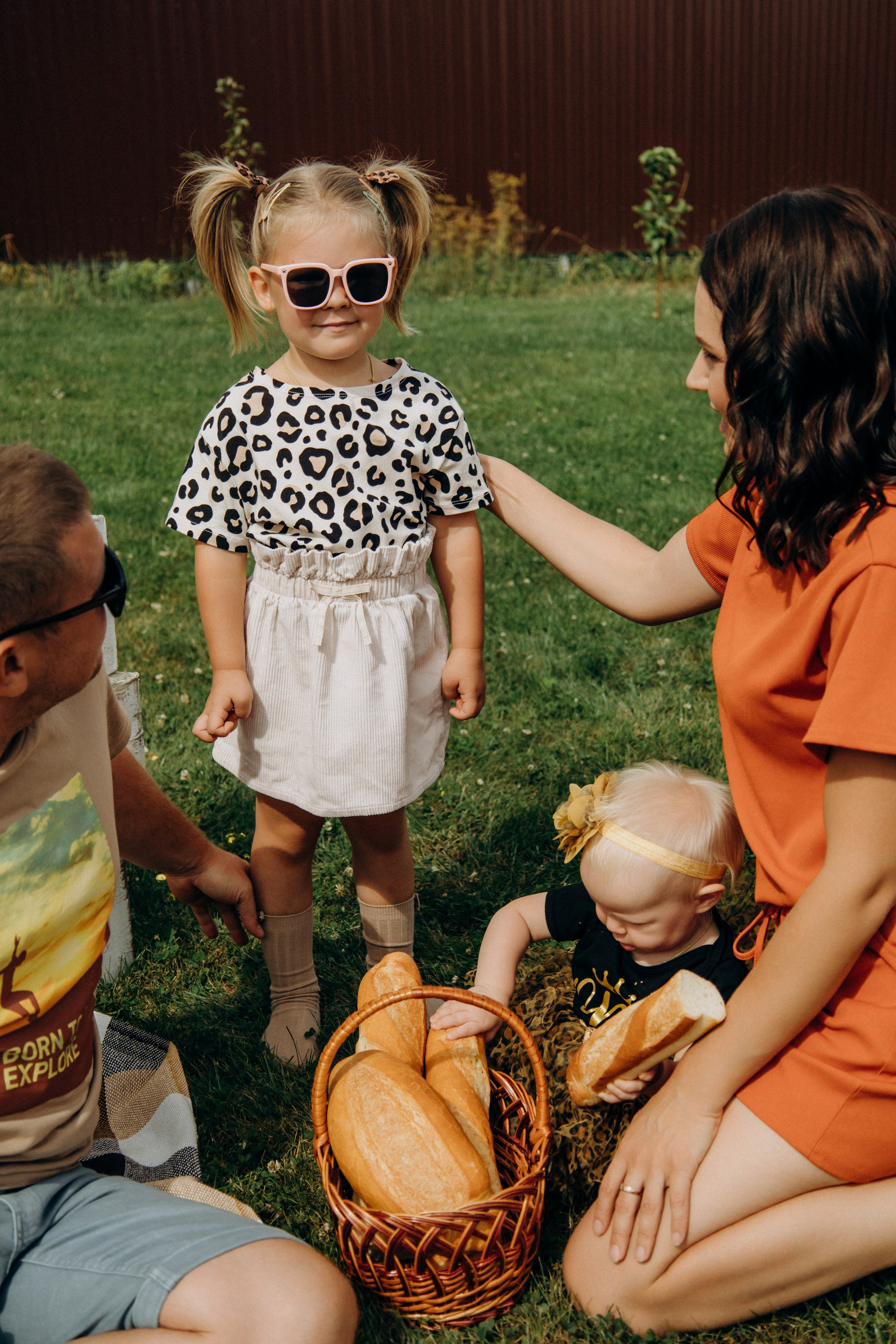 Хрустящие батоны и крошка Милана. Портретный и семейный фотограф в Воронеже Ксения Ремизова