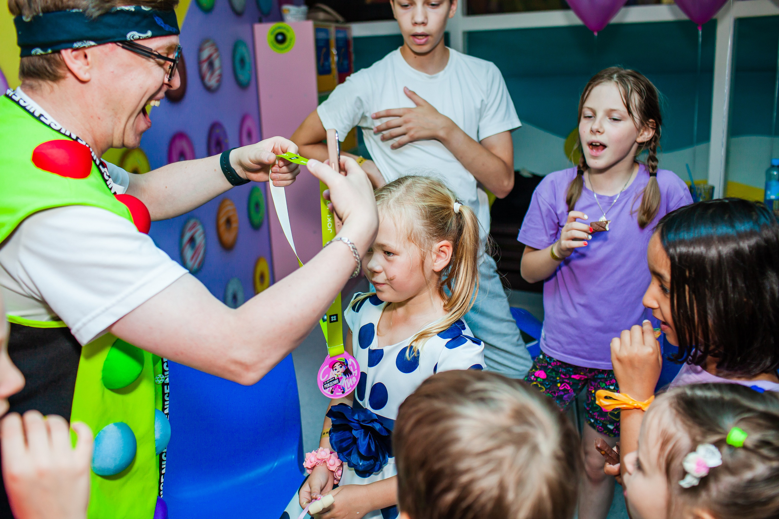 День рождения Даши Ленточная дискотека. Детский и семейный фотограф в Санкт-Петербурге Елизавета Сорокина