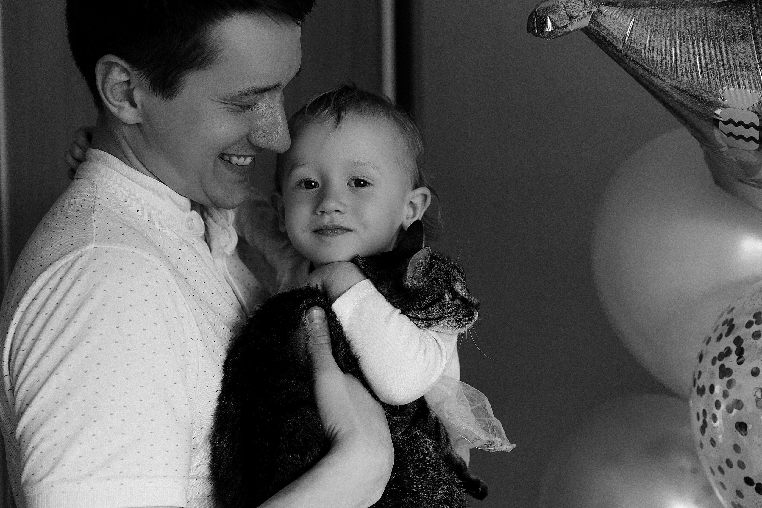 Трое и кошка Рыся (Рысь). Свадебный и семейный фотограф в Саратове Виолетта Привалова