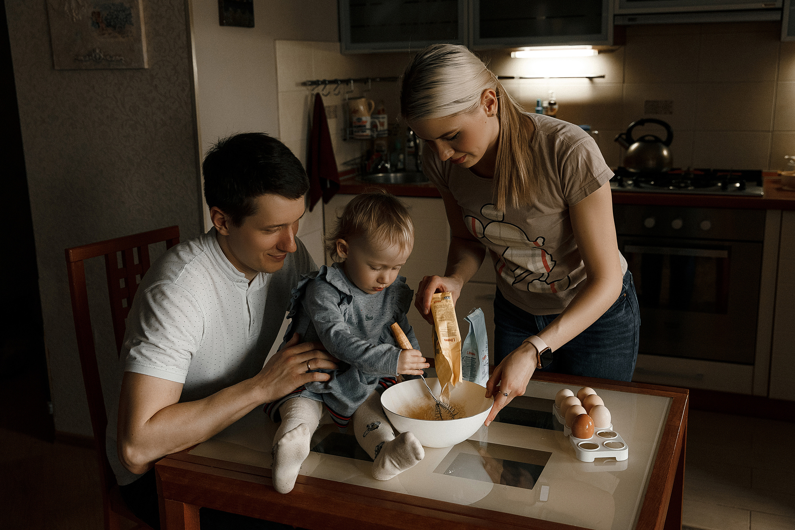 Трое и кошка Рыся (Рысь). Свадебный и семейный фотограф в Саратове Виолетта Привалова