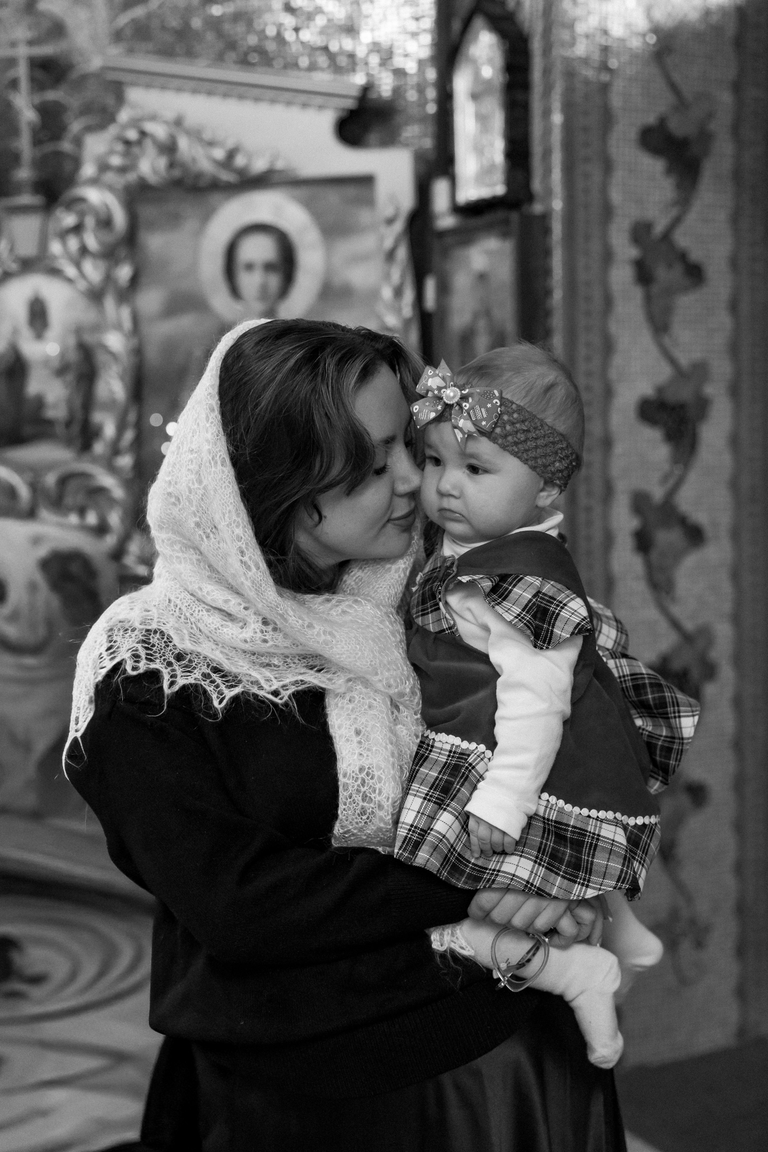 Крещение Ивана в часовне Серафима Саровского