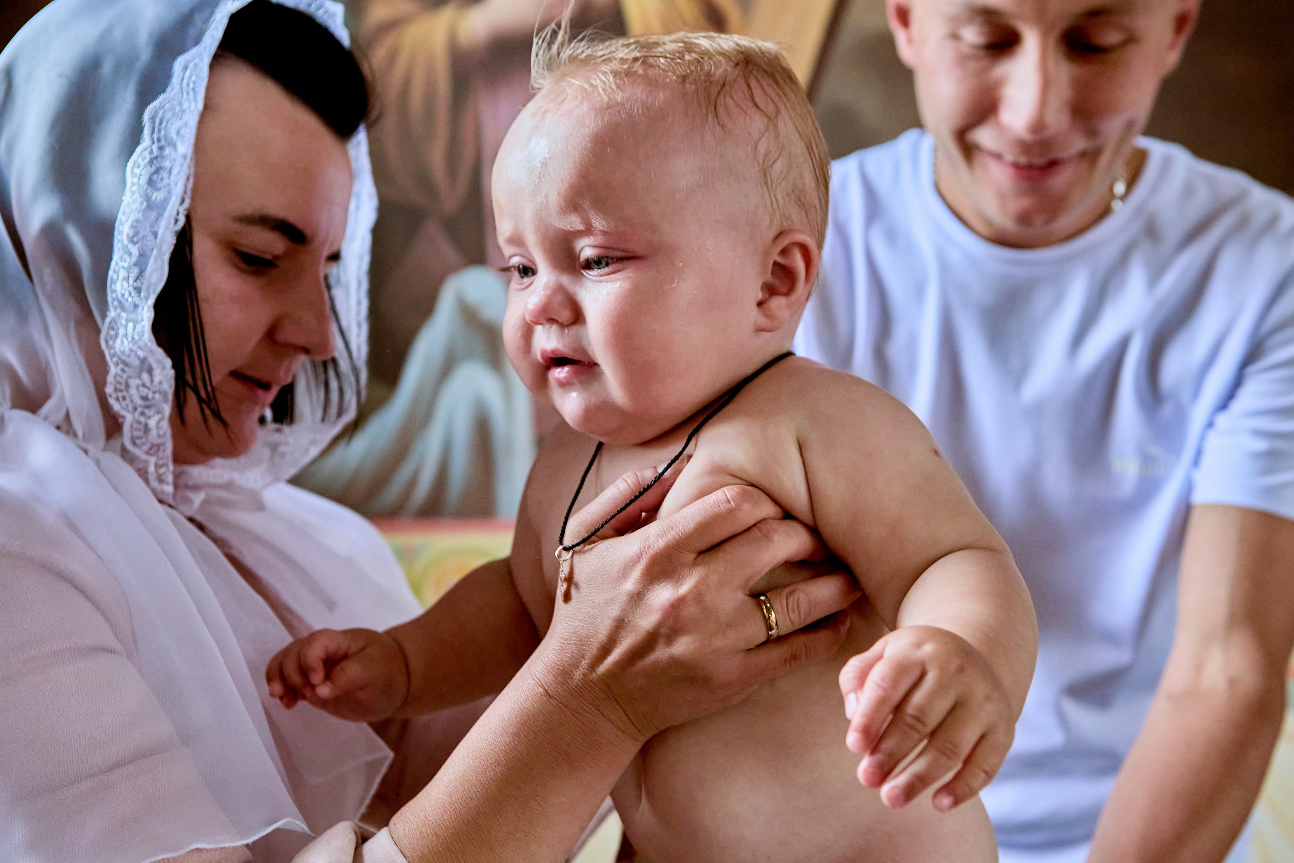 Фотосессия таинства Крещения младенца Евсевии г Дзержинск