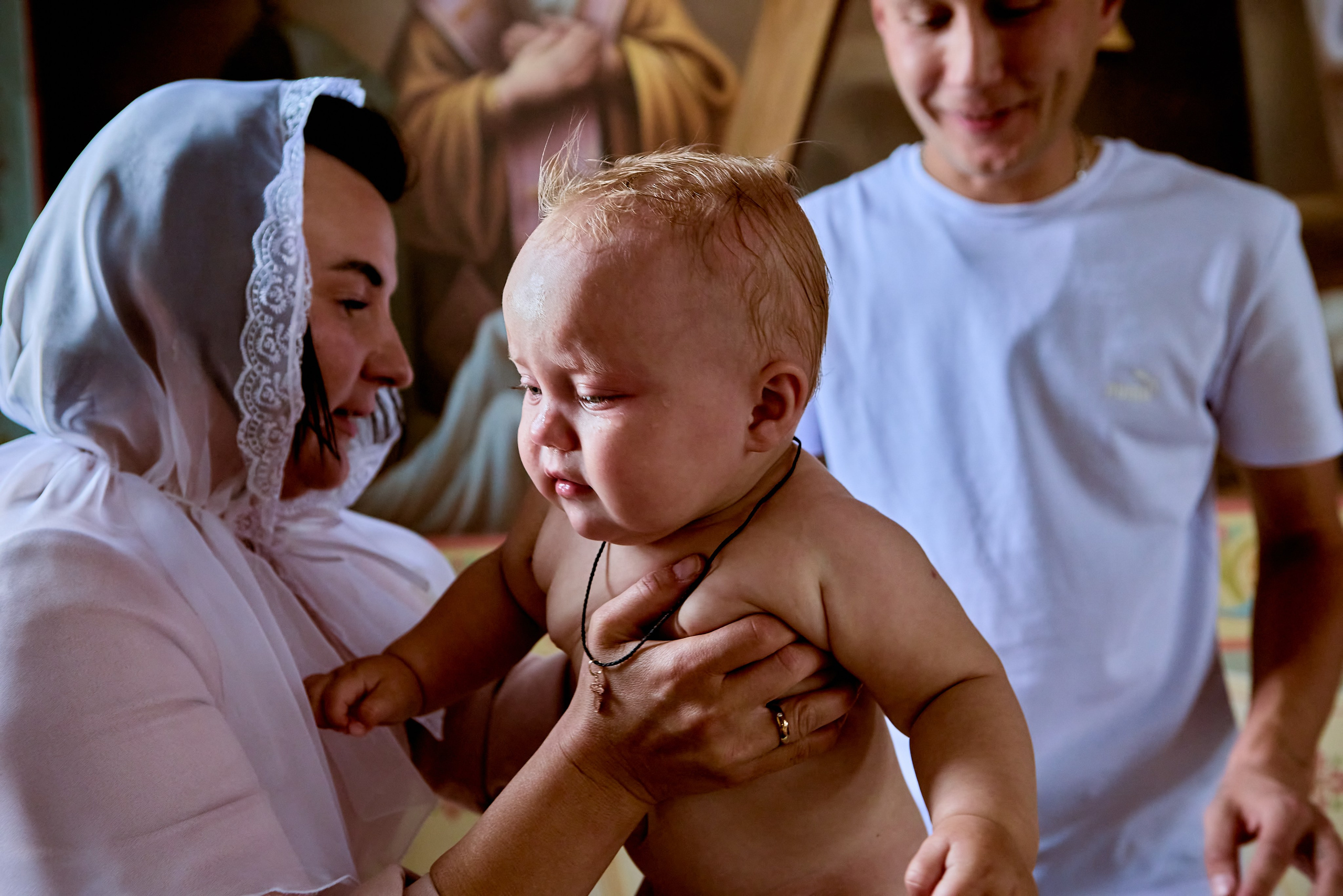 Фотосессия таинства Крещения младенца Евсевии г Дзержинск