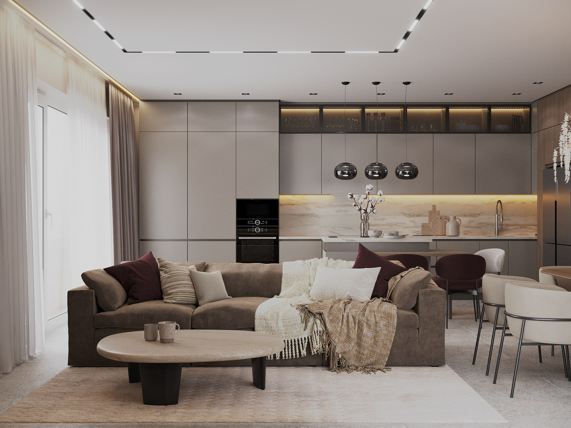 ЖК Привилегия 117 м². БК студия дизайна интерьера