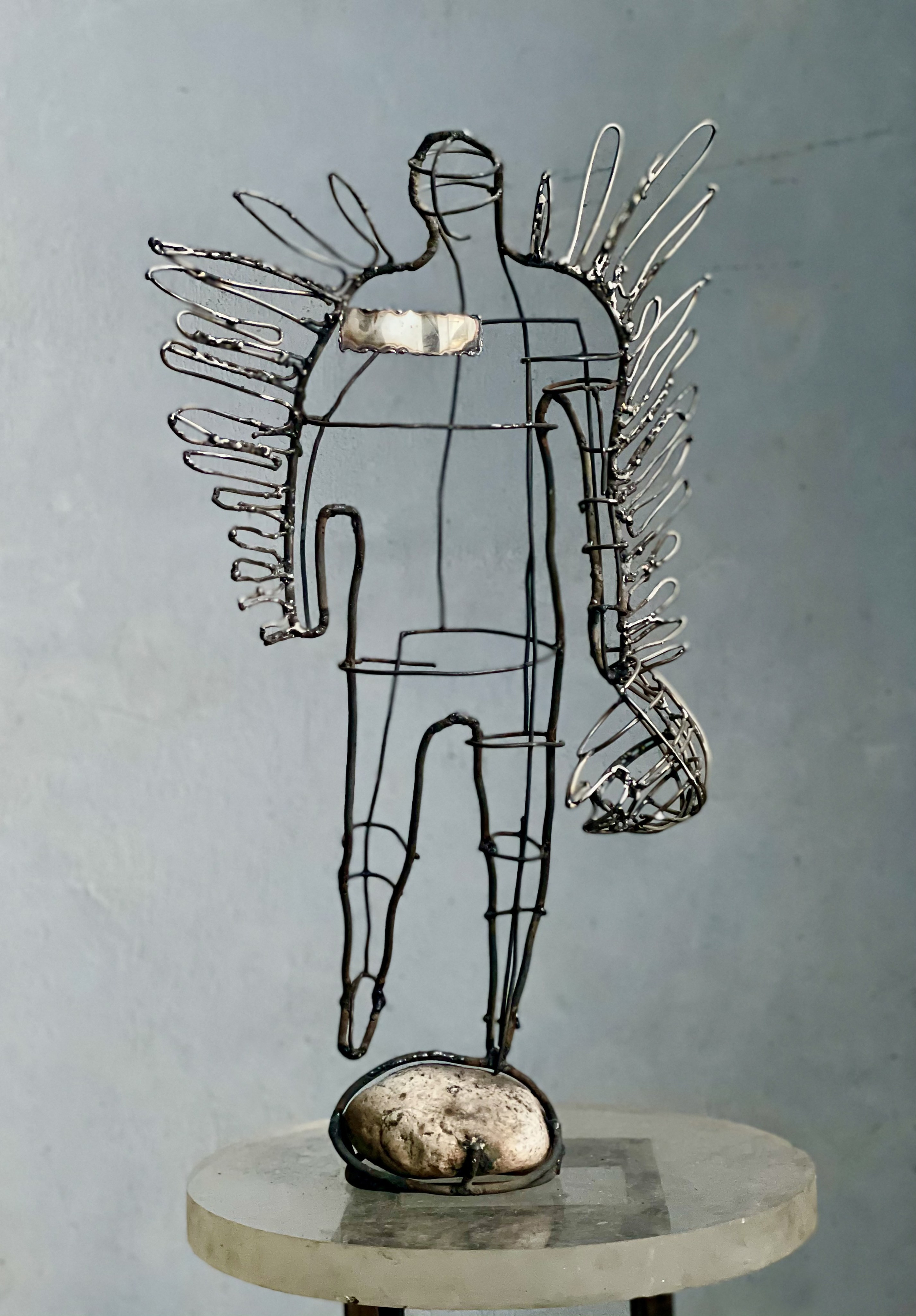 Человек птица_man-bird_2020. Художник — скульптор Антонина Фатхуллина