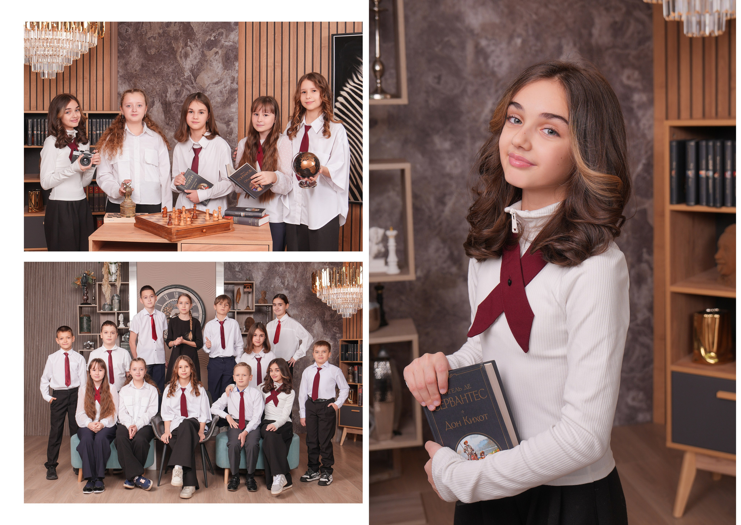 ШКОЛА 93 4 В. Красивый выпускной альбом в Краснодаре