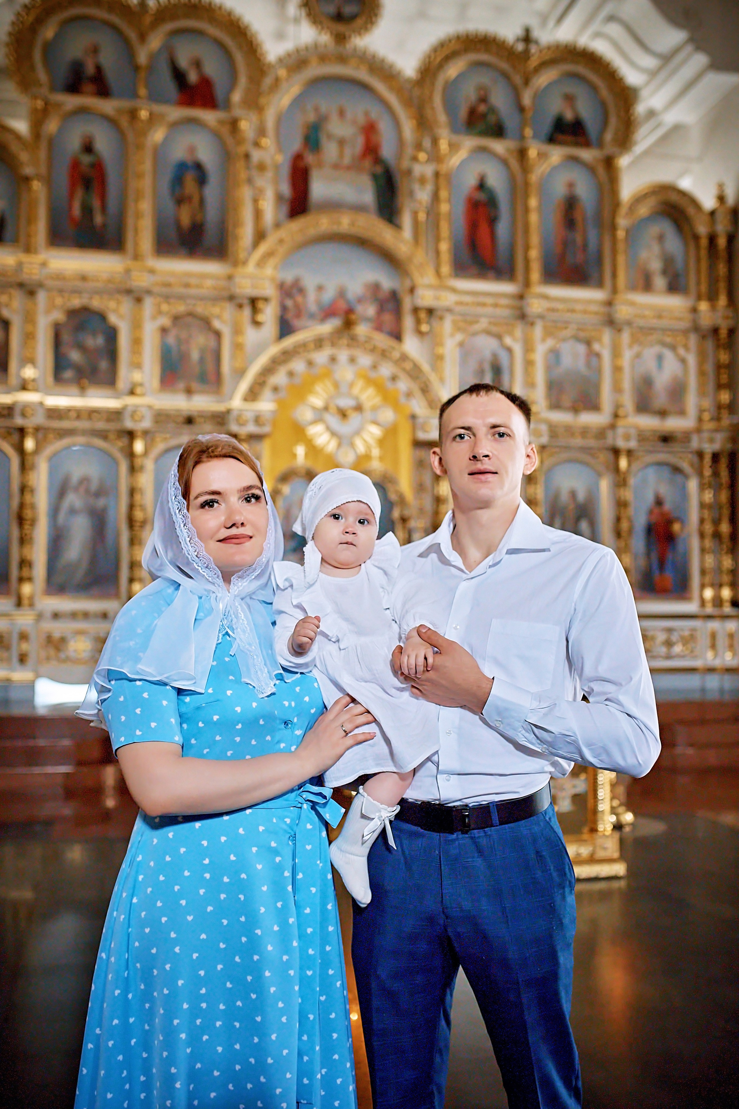 Таинство Крещения Василисы храм Д. Ростовского. Фотограф на Крещение и Венчание в Барнауле