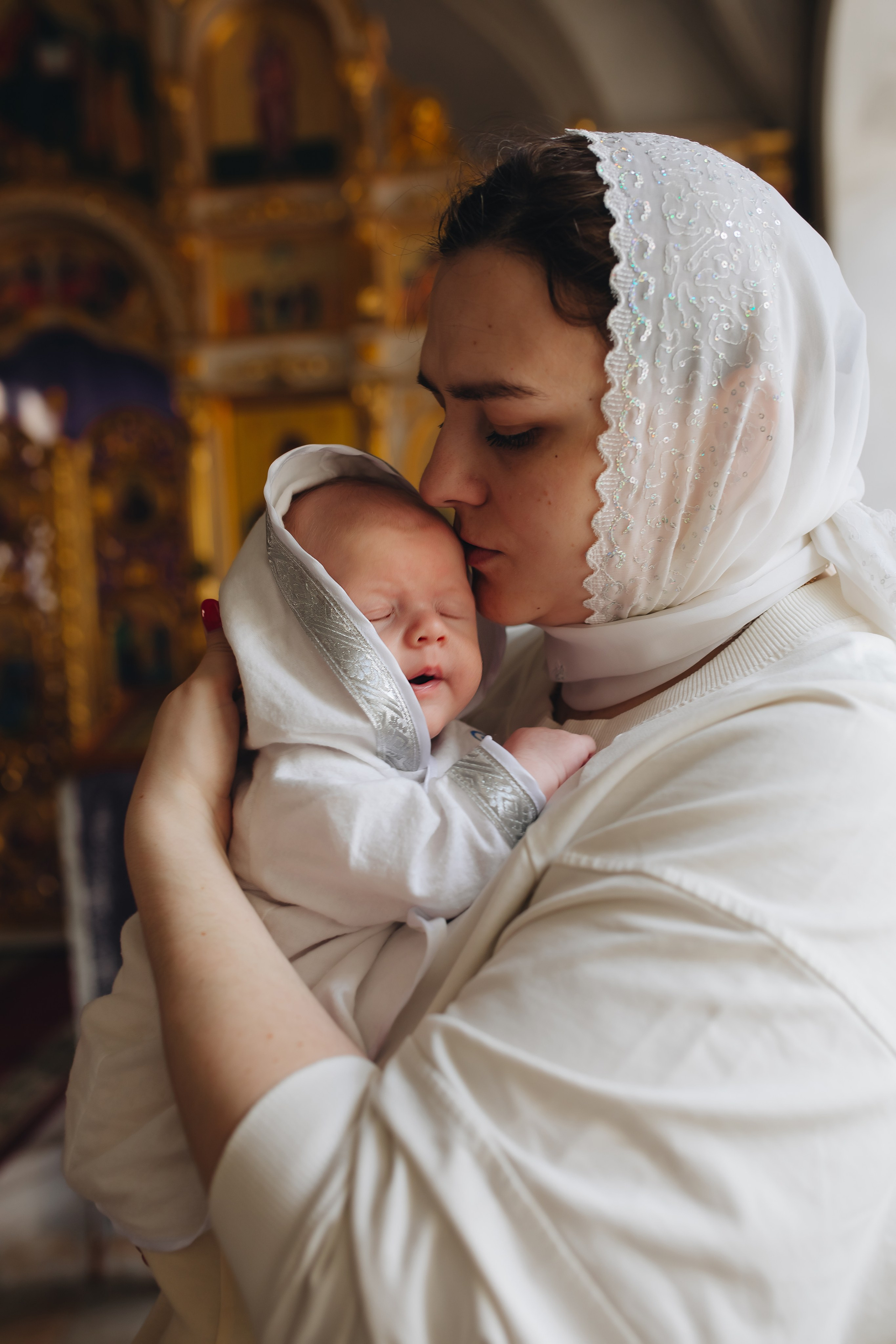 Крещение в светлом Храме. Семейный и детский фотограф в Москве Дорогова Екатерина