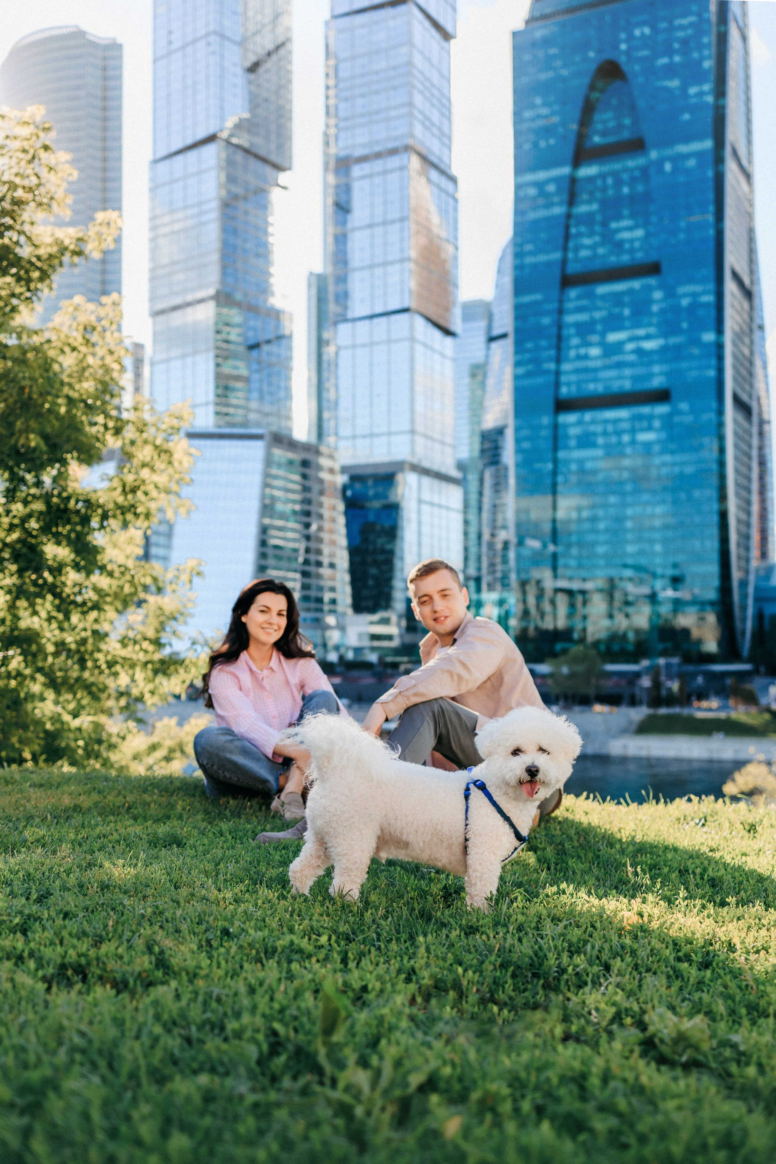 Марина, Данил и Бруно. Фотограф-анималист Елена Радченко, Москва