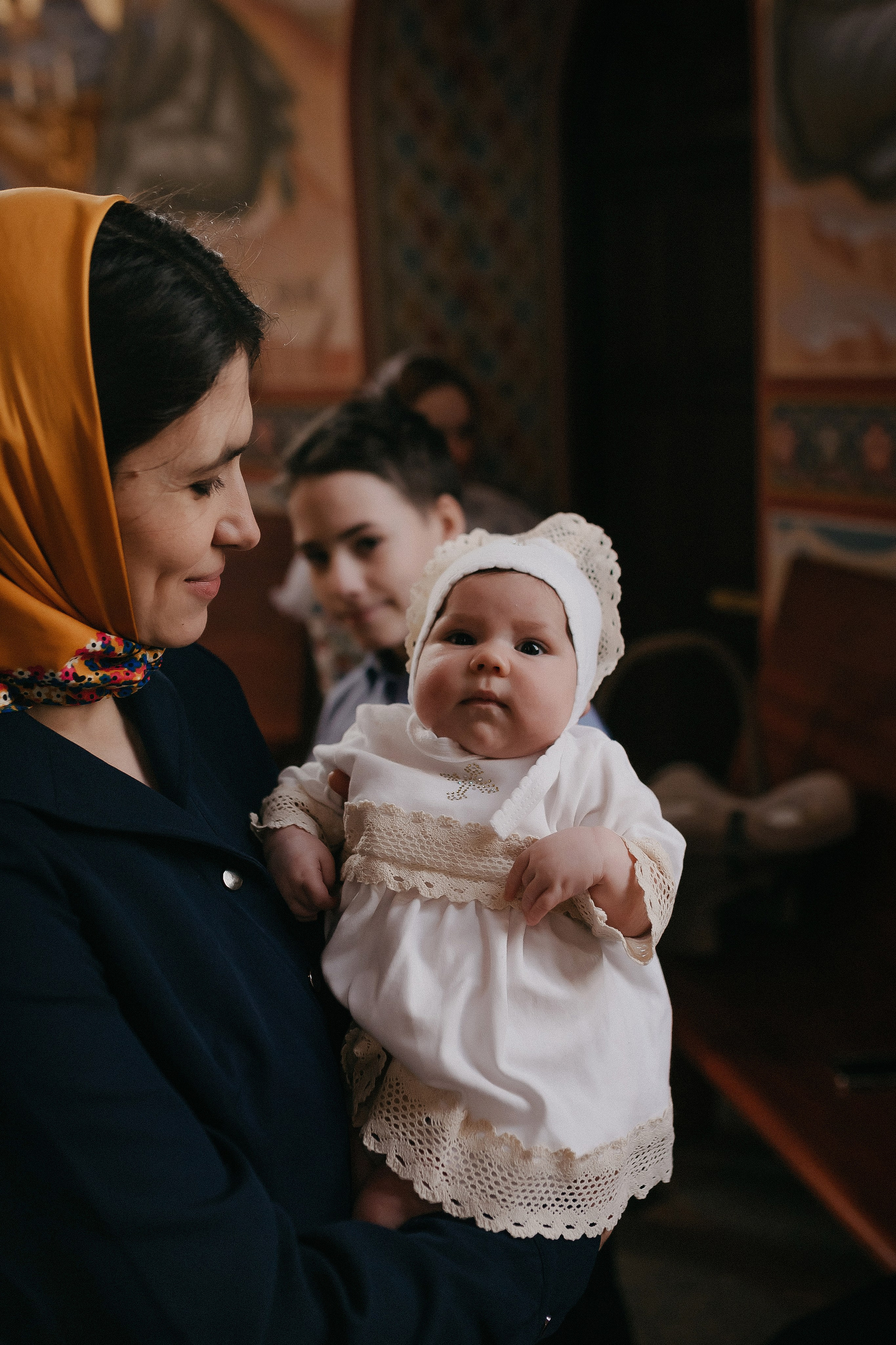 Крещение Арины. Храм Георгия Победоносца. Семейный фотограф в Сургуте