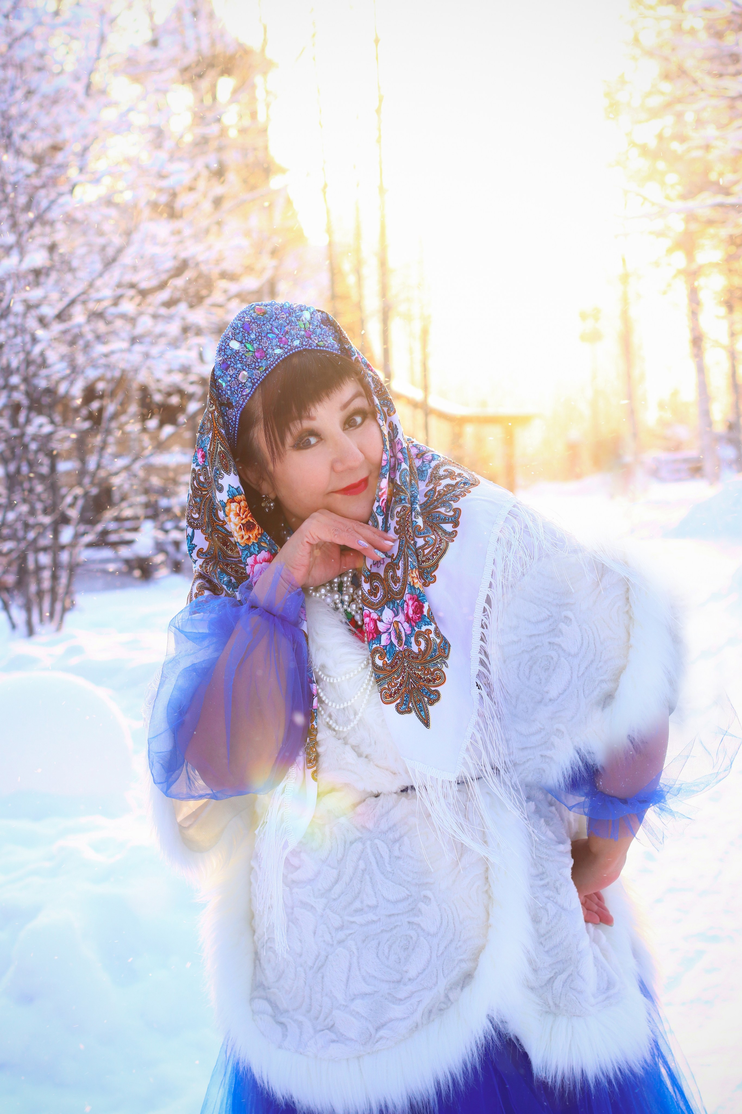 С белым псом. Фотограф в Сургуте Брызгунова Анастасия