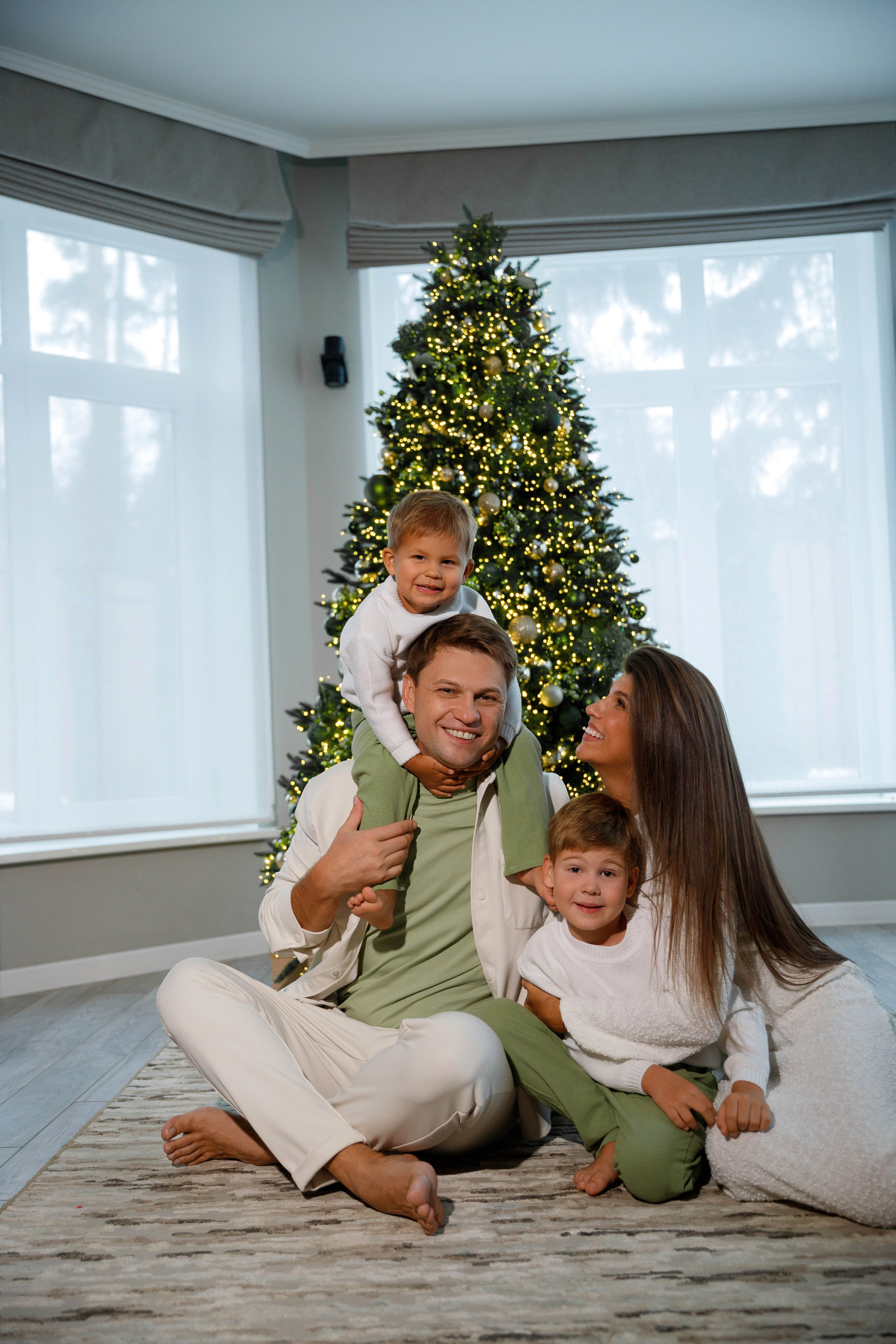 Семейная фотосессия дома. Фотограф Александра Сыщенко