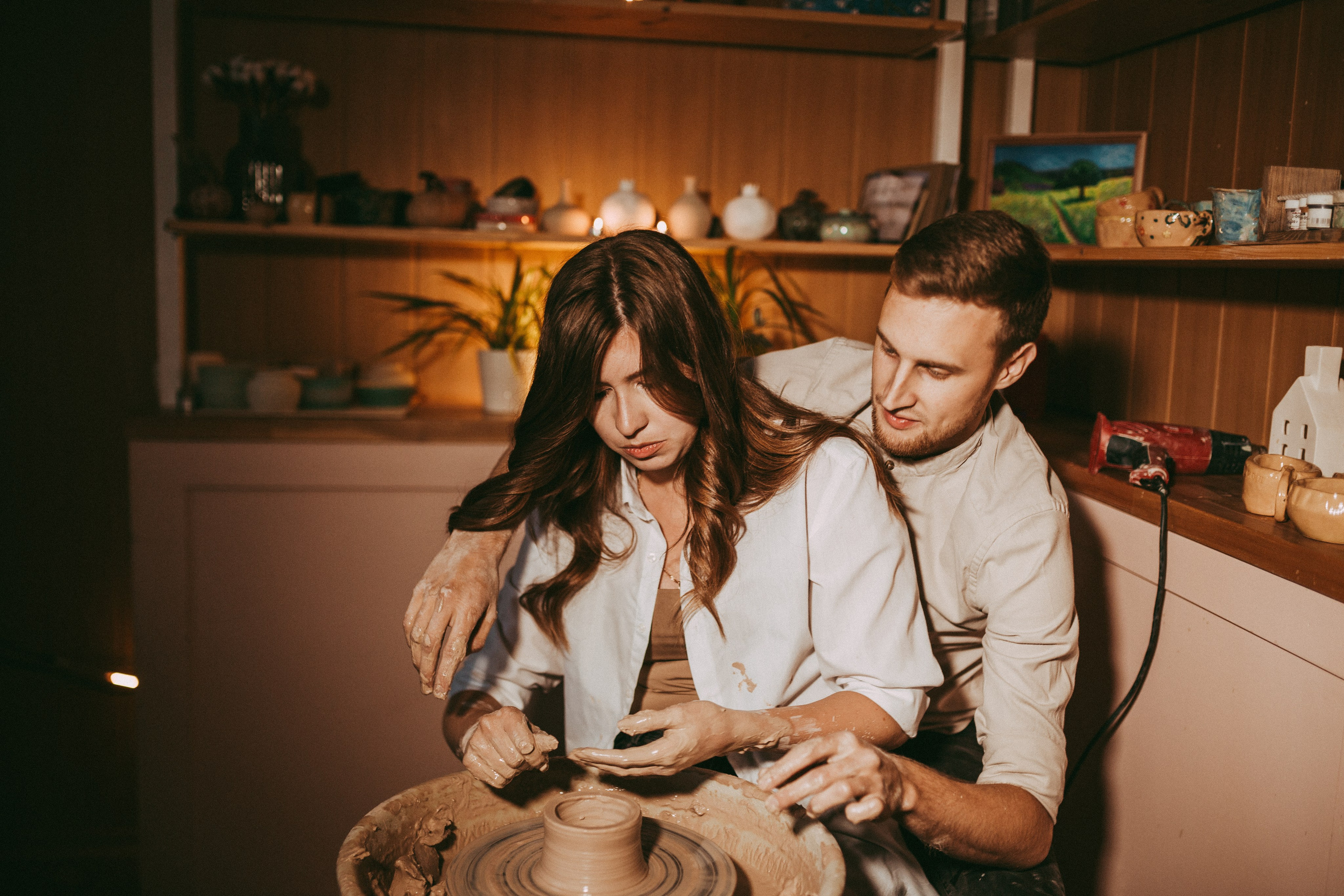 Лав стори в гончарной. Семейный и детский фотограф в Нижнем Новгороде Наумова Лидия