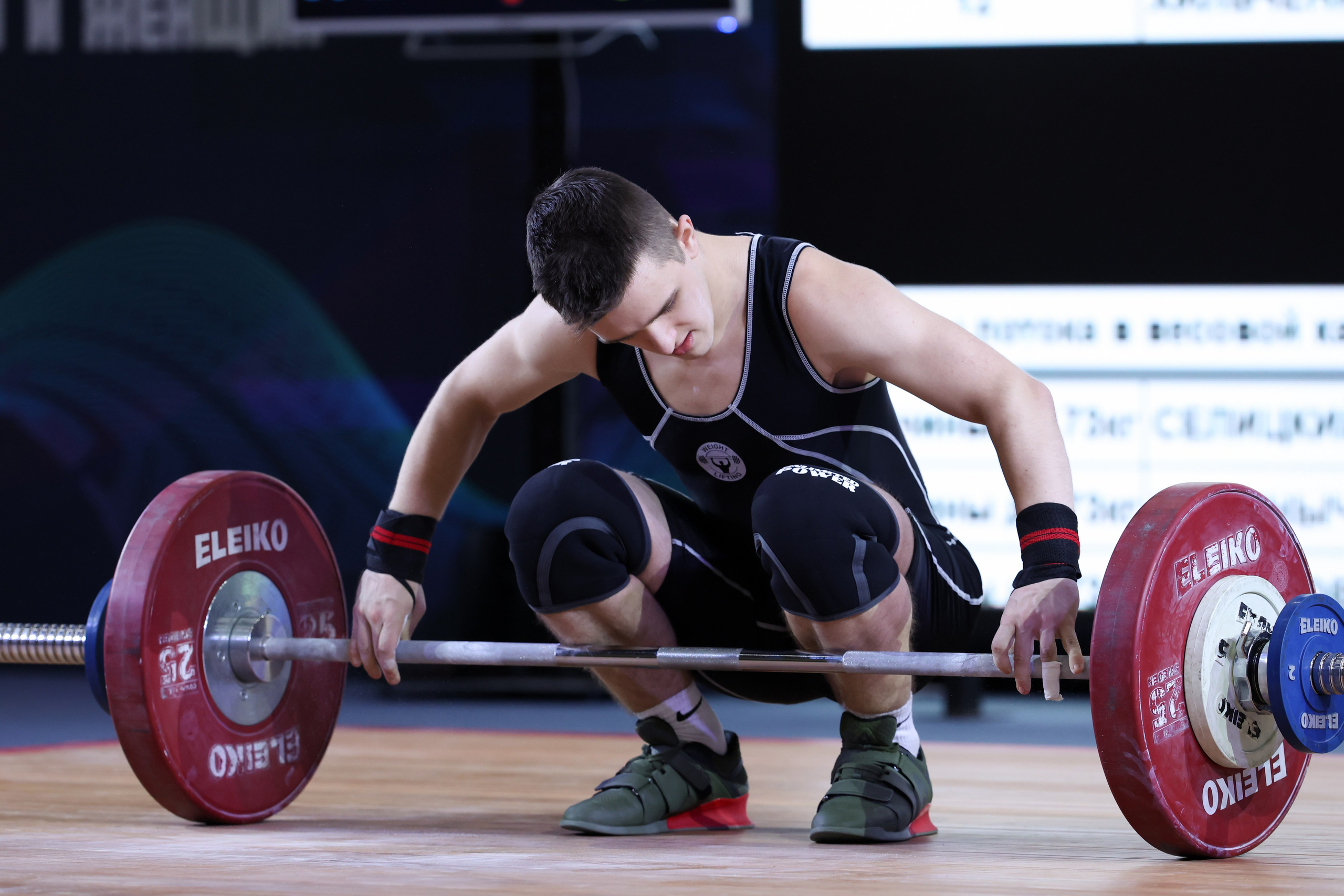 Всероссийские соревнования по тяжелой атлетике памяти В. Ф. Краевского 20.11.2024. Спортивный и репортажный фотограф Антон Тереханов