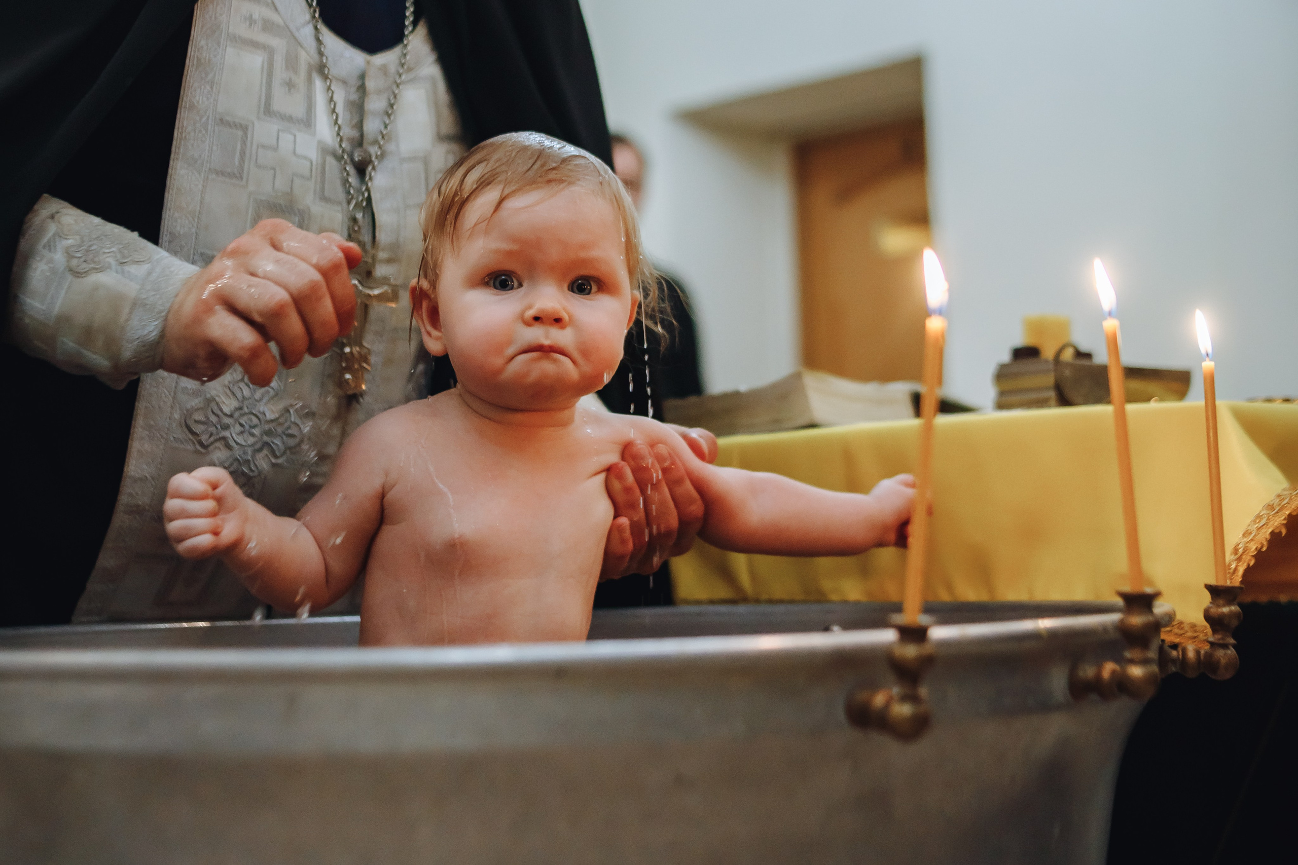 Таинство крещения в Тихорецке. Свадебный и семейный фотограф в Краснодарском крае Мария Данилкина