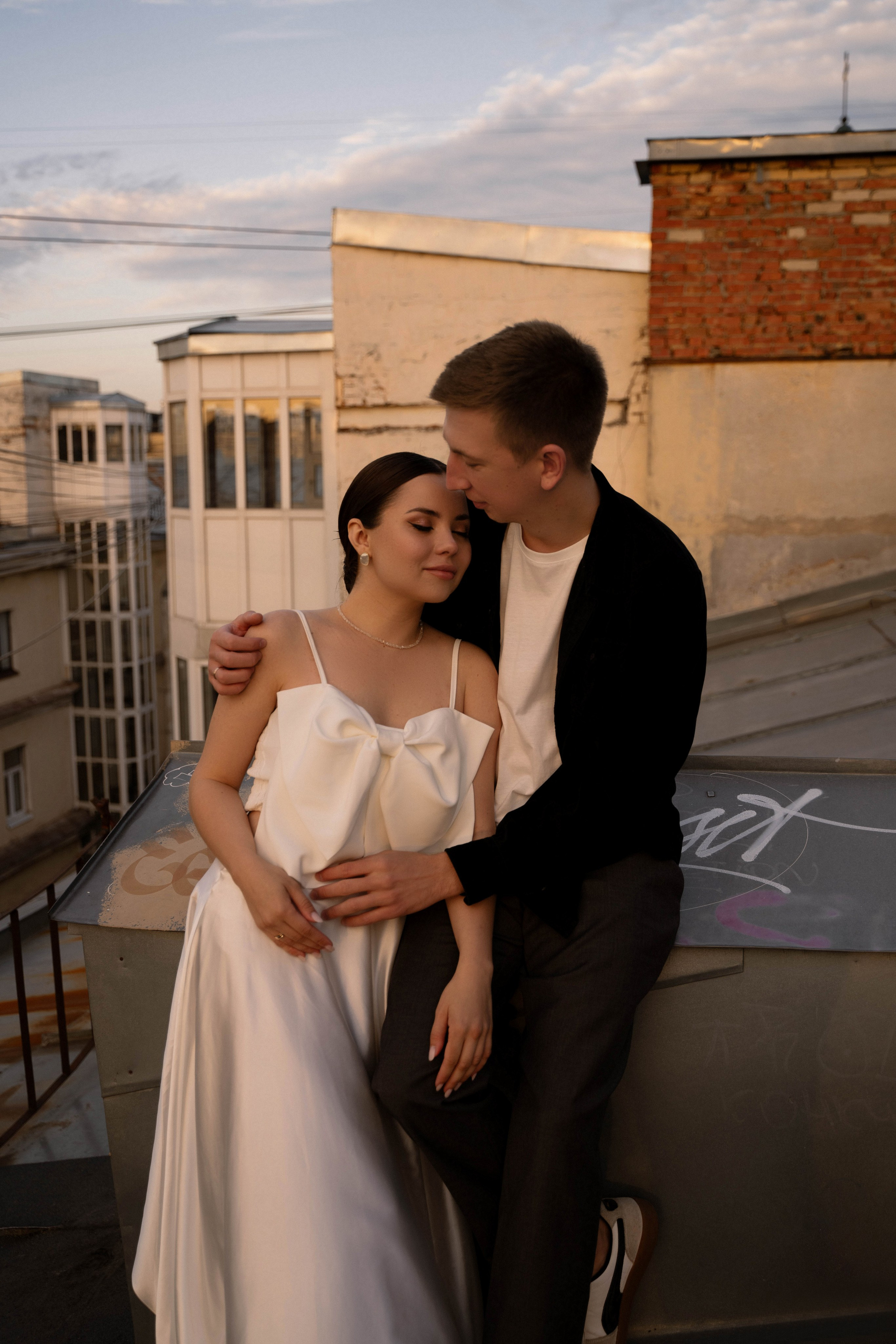 Романтика Питерских крыш. Свадебный фотограф в Краснодаре и Санкт-Петербурге Евгения Алексеева