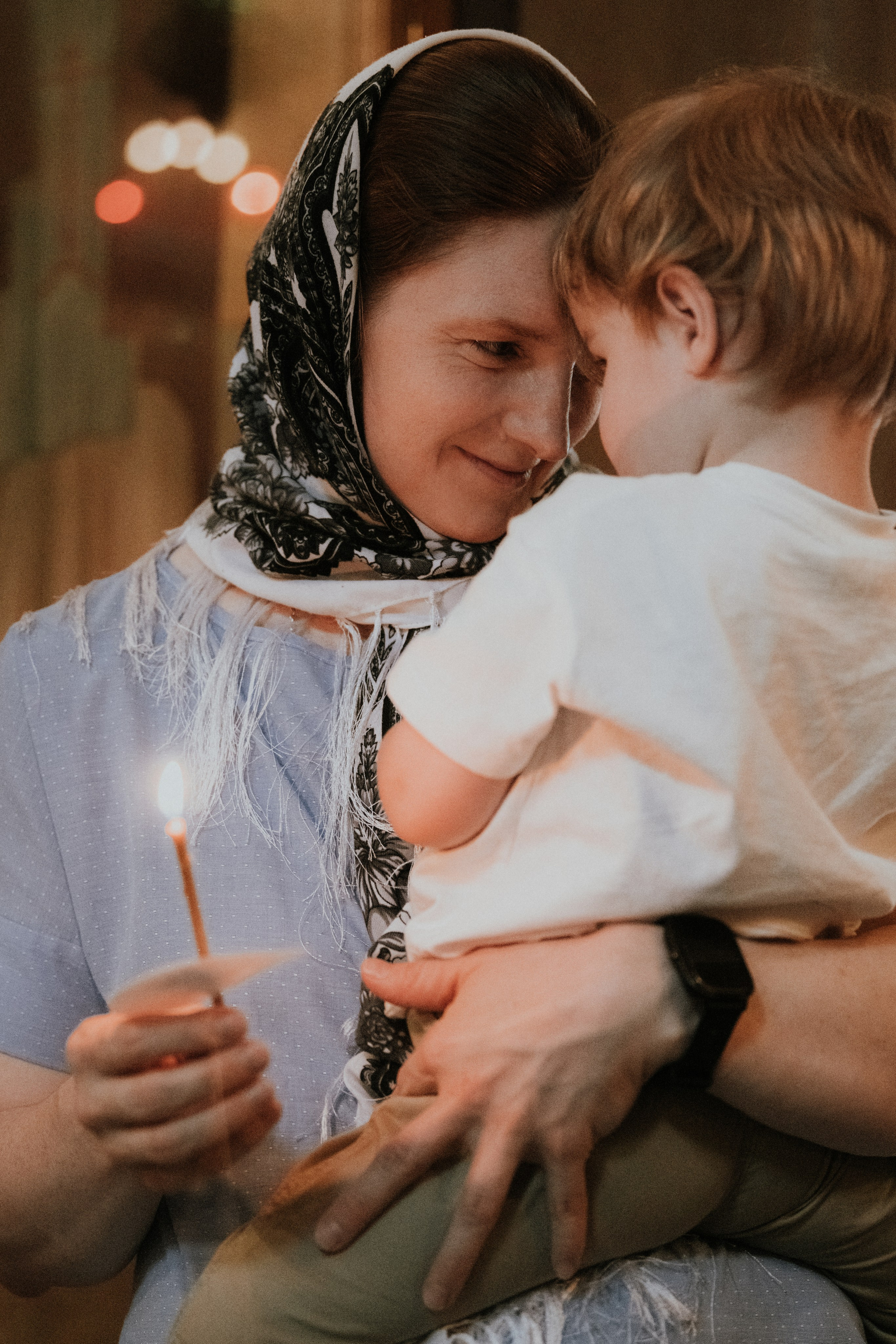 Фотосессия на крещение. Семейный фотограф в Москве Полина Ситникова