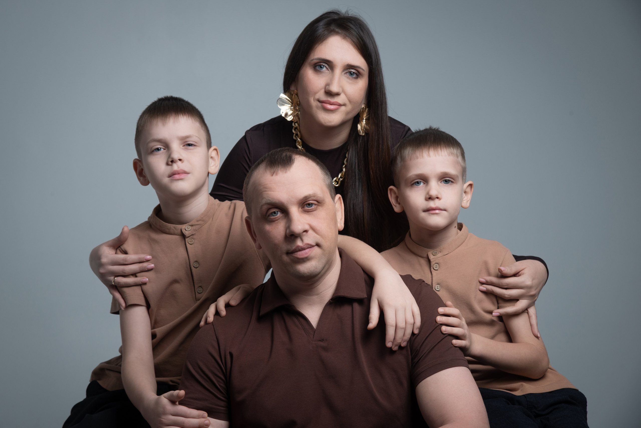 Большая семья три поколения. Свадебный и портретный фотограф в Омске Матвей Краузе