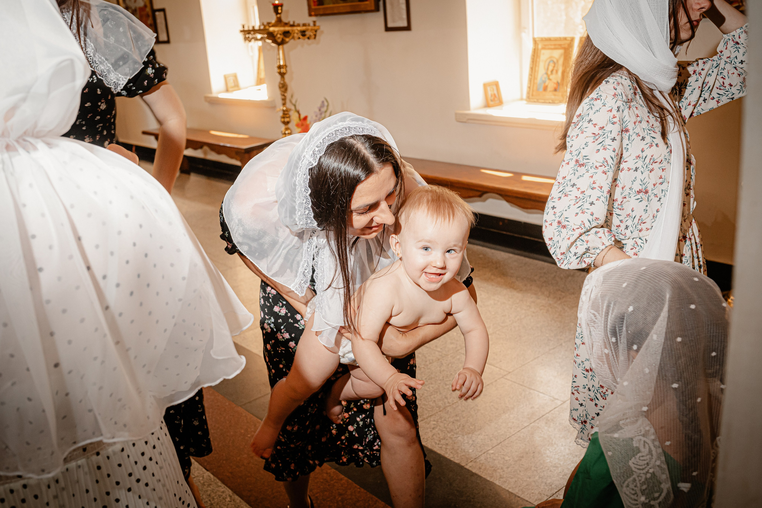 Крещение. Посёлок М. Горький. Свято — Пантелеимоновский храм. Свадебный фотограф Кропоткин Краснодар
