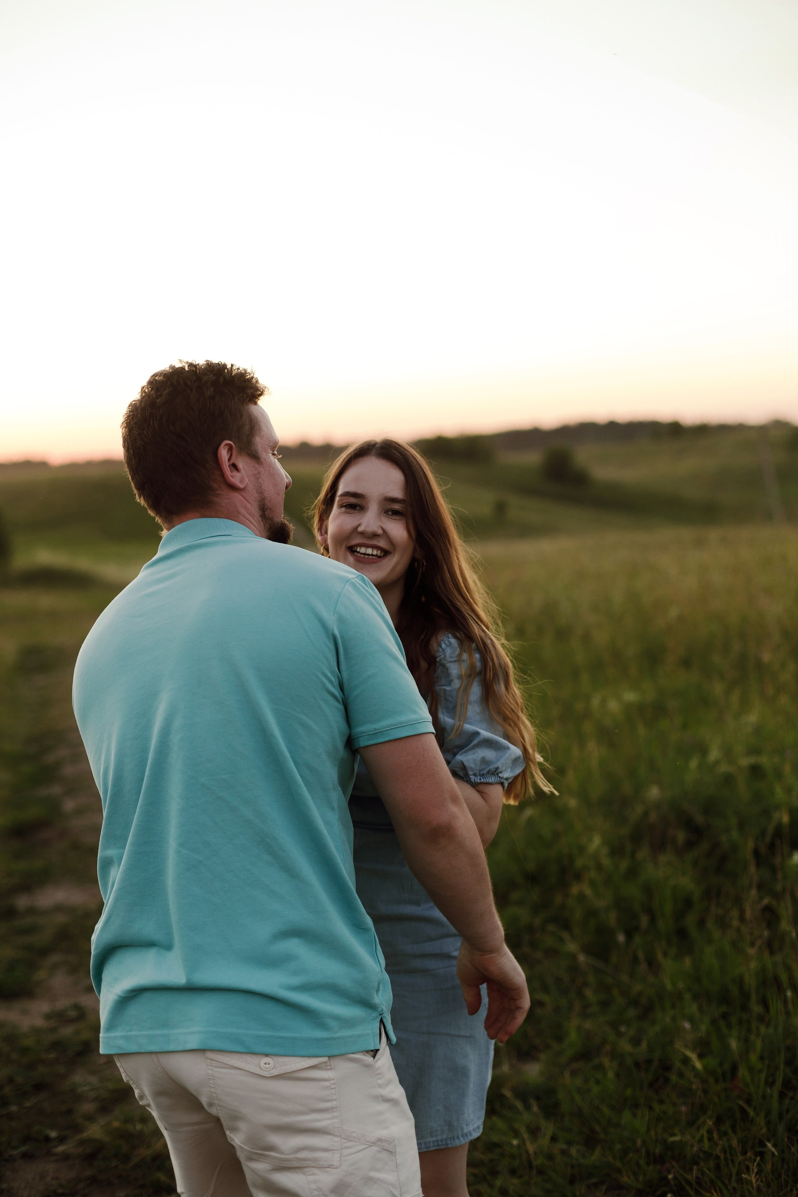 Колтушские высоты — Марина и Сергей. Портретный фотограф в Санкт-Петербурге Элина Ситникова