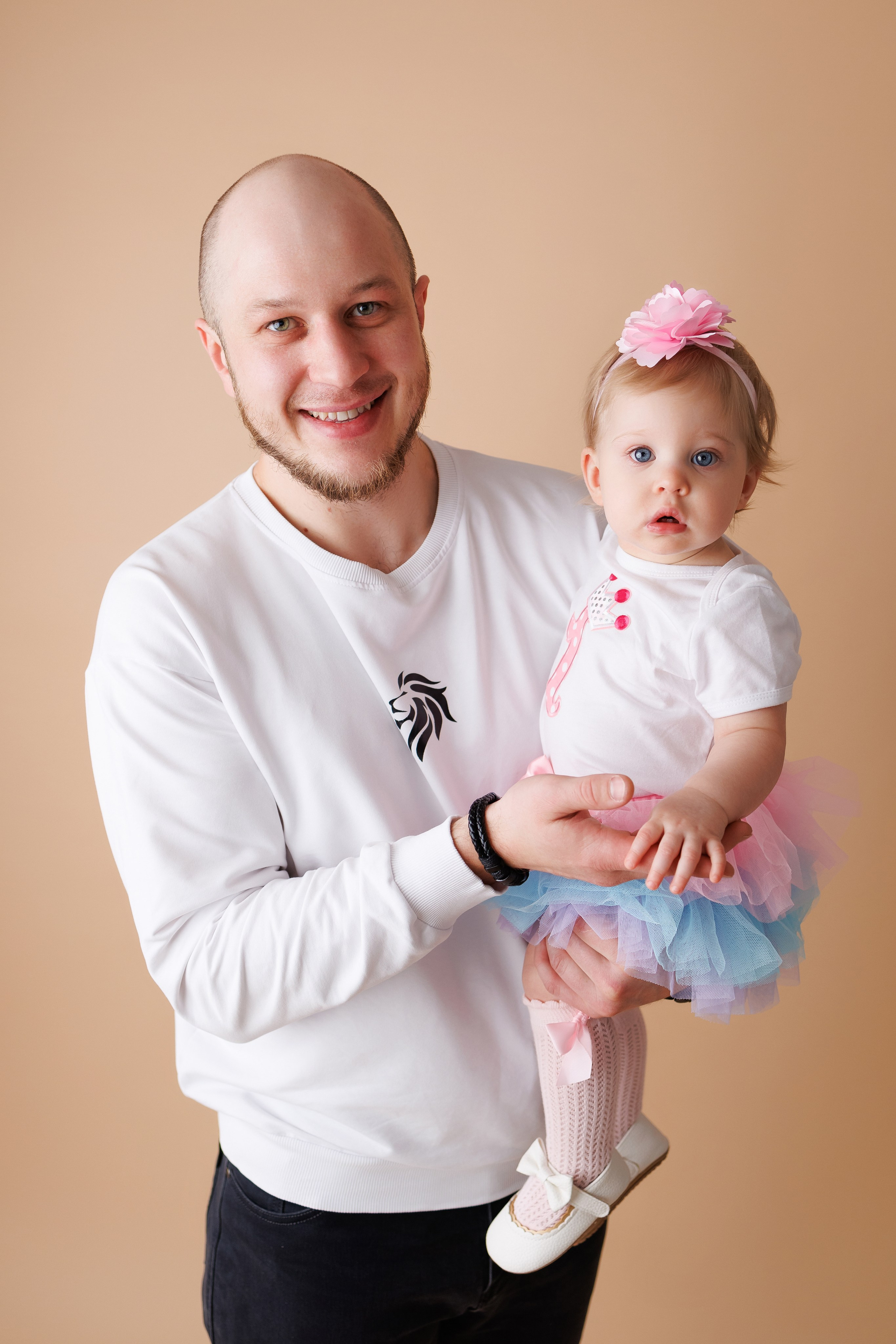 Юлечке 1 годик. Фотограф новорожденный малышей Новосибирск