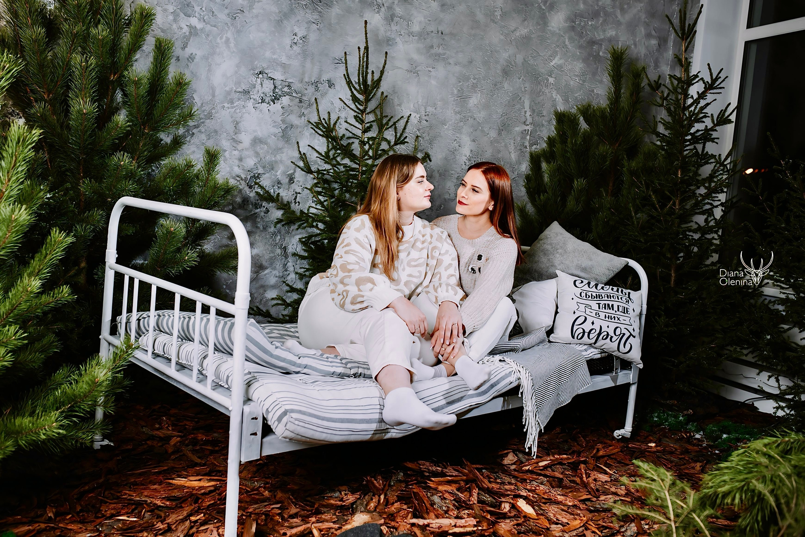 Семейная фотосессия на Новый Год. Фотограф Диана Оленина Красноярск / Братск