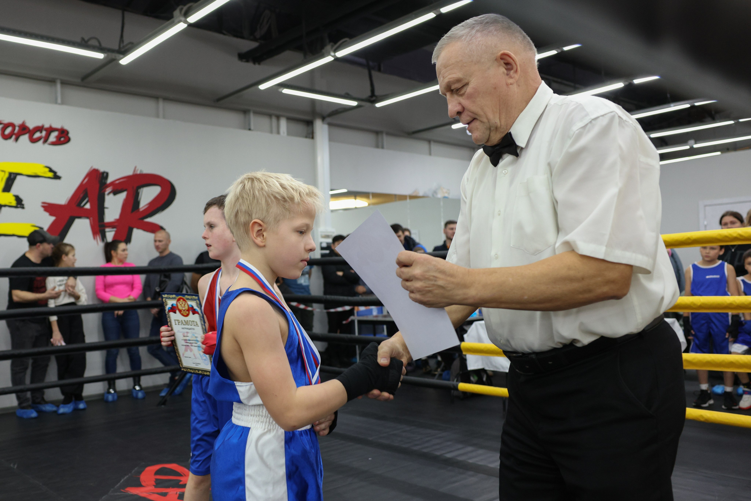 Открытый ринг «кубок ООО «ТЭК НеваСпецТяж». Фотограф Александр Заломаев