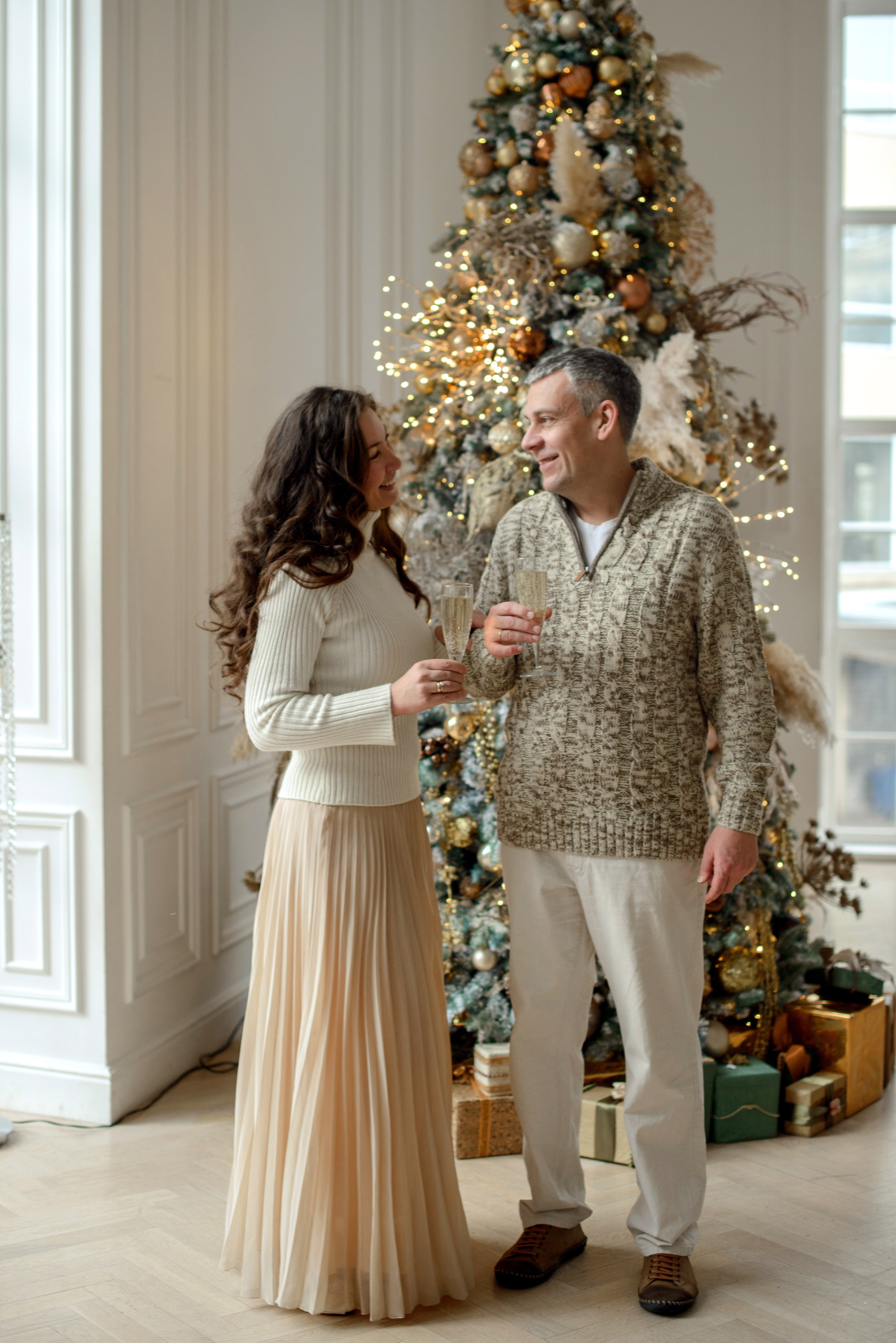 Family , Studio photo shoot at Christmas time